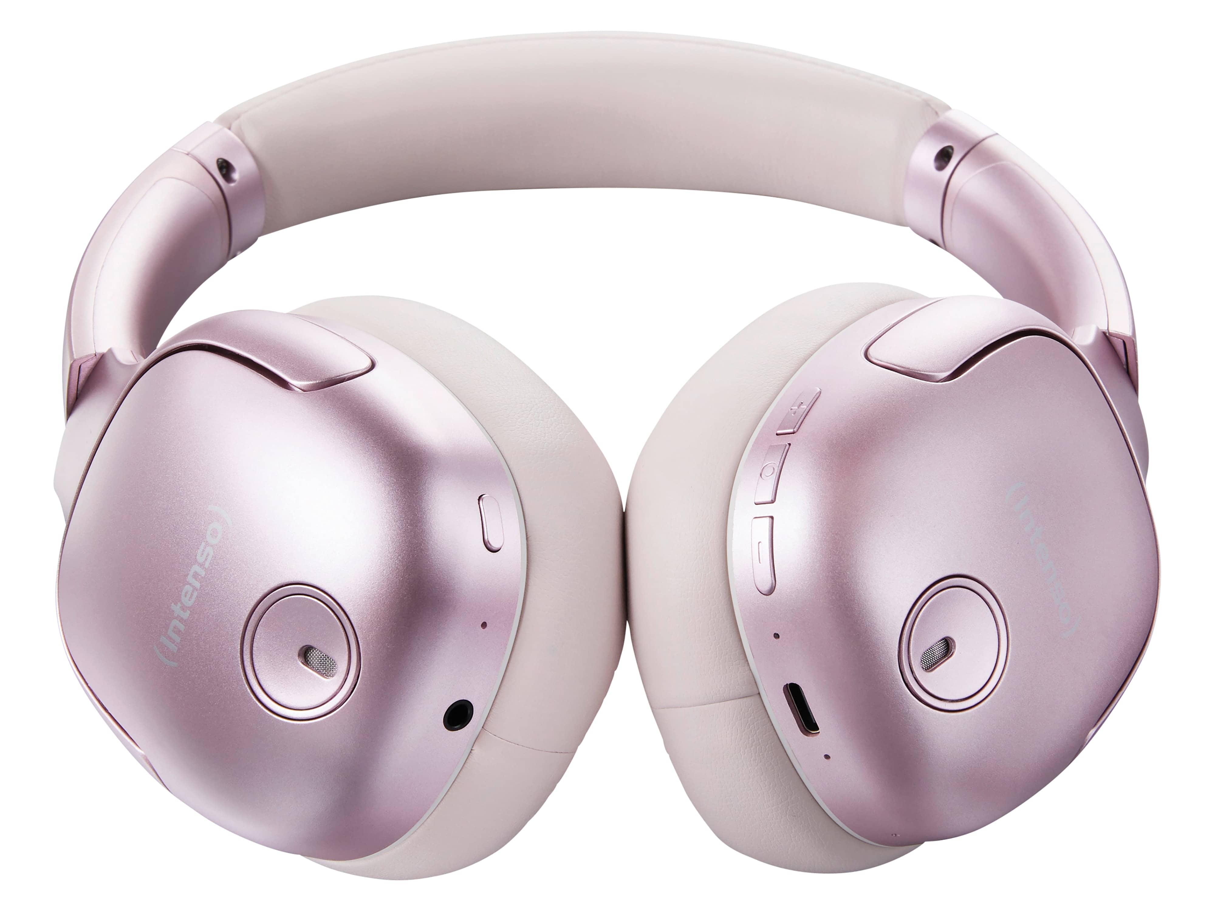 INTENSO Over-Ear Kopfhörer O400HA, TWS, Bluetooth, ANC, rosa