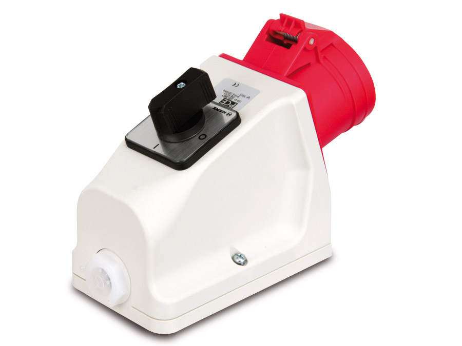 PCE CEE-Anbaukupplung Schalter, 5-polig, 16 A, 400 V, IP44