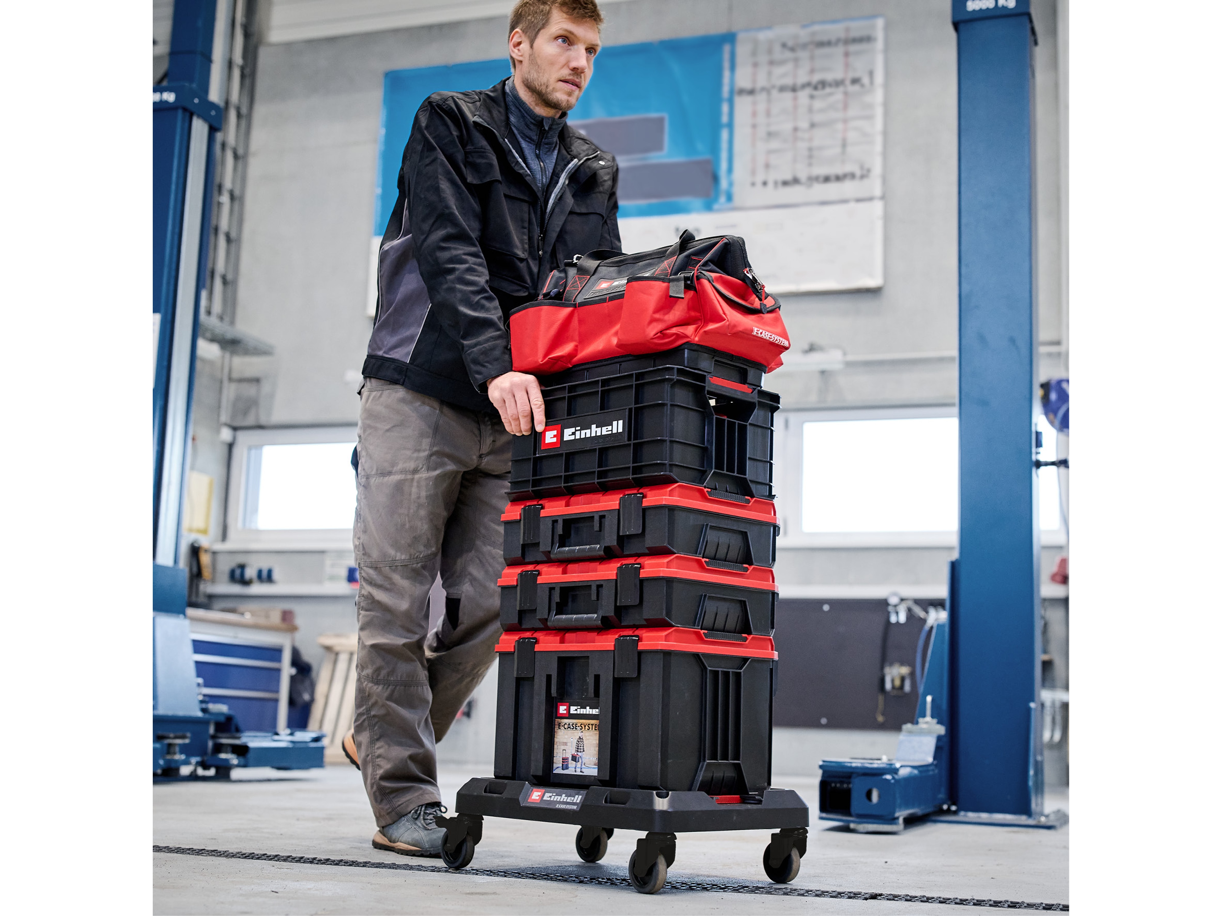 EINHELL Systemkoffer E-Case Rollbrett, 4540041 EINHELL Systemkoffer E-Case Rollbrett, 4540041