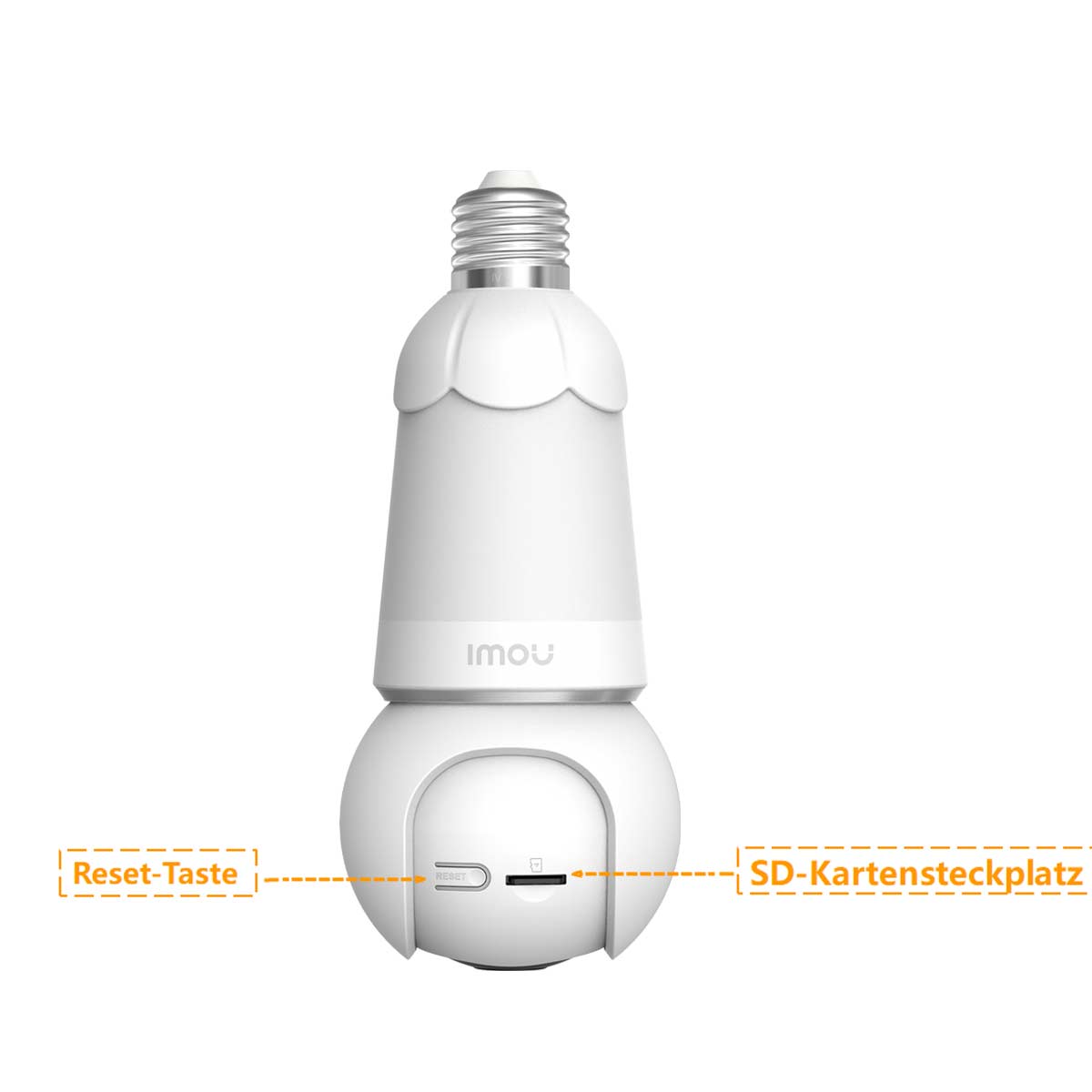 IMOU Überwachungskamera Bulb Cam 2K, innen, weiß