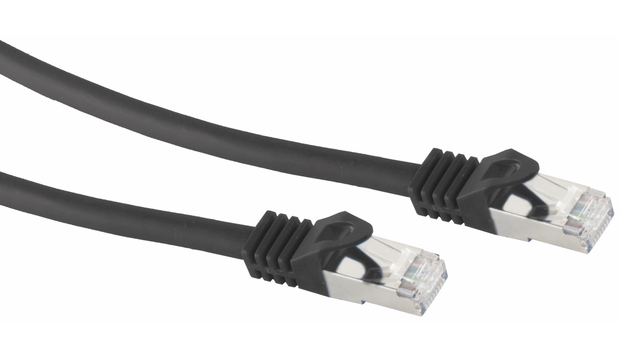 S-IMPULS RJ45 Patchkabel S/FTP (PIMF), m. CAT.7 Rohkabel, 30 m, schwarz S-IMPULS RJ45 Patchkabel S/FTP (PIMF), m. CAT.7 Rohkabel, 30 m, schwarz