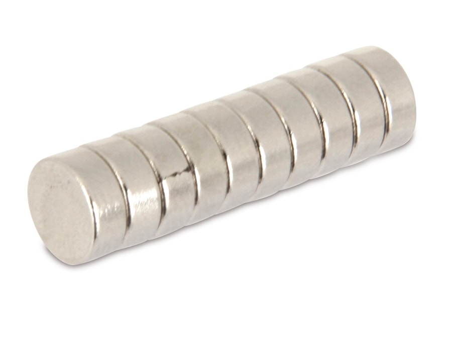 Magnet 8x3 mm, 10 Stück