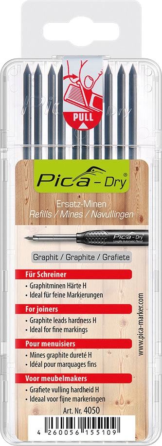 PICA Dry Ertsatzminen 4050/SB, Grafit, 10 Minen