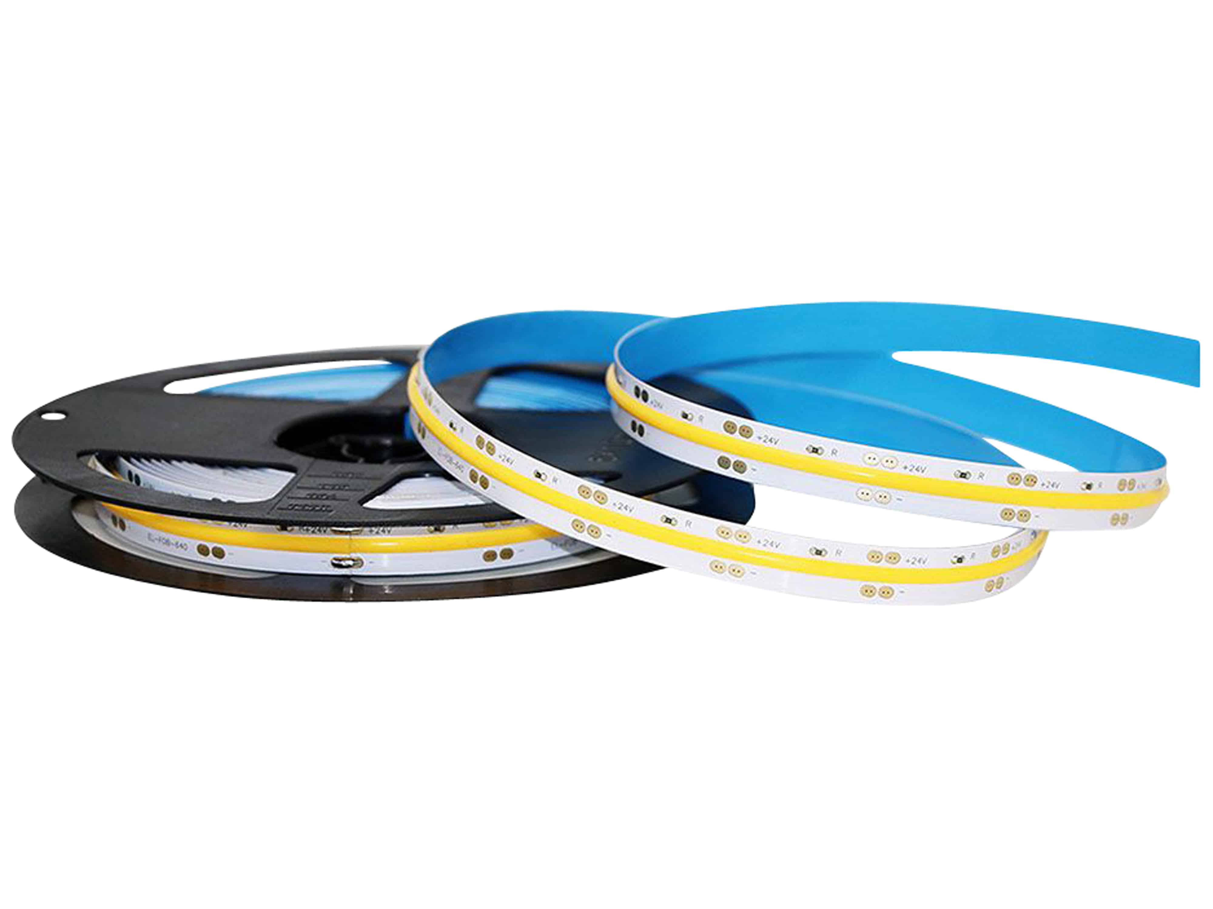 V-TAC LED-Strip VT-COB 421, 2105 LEDs, EEK: F, 10 W, 24 V, 4800 lm, 3000 K, 5 m