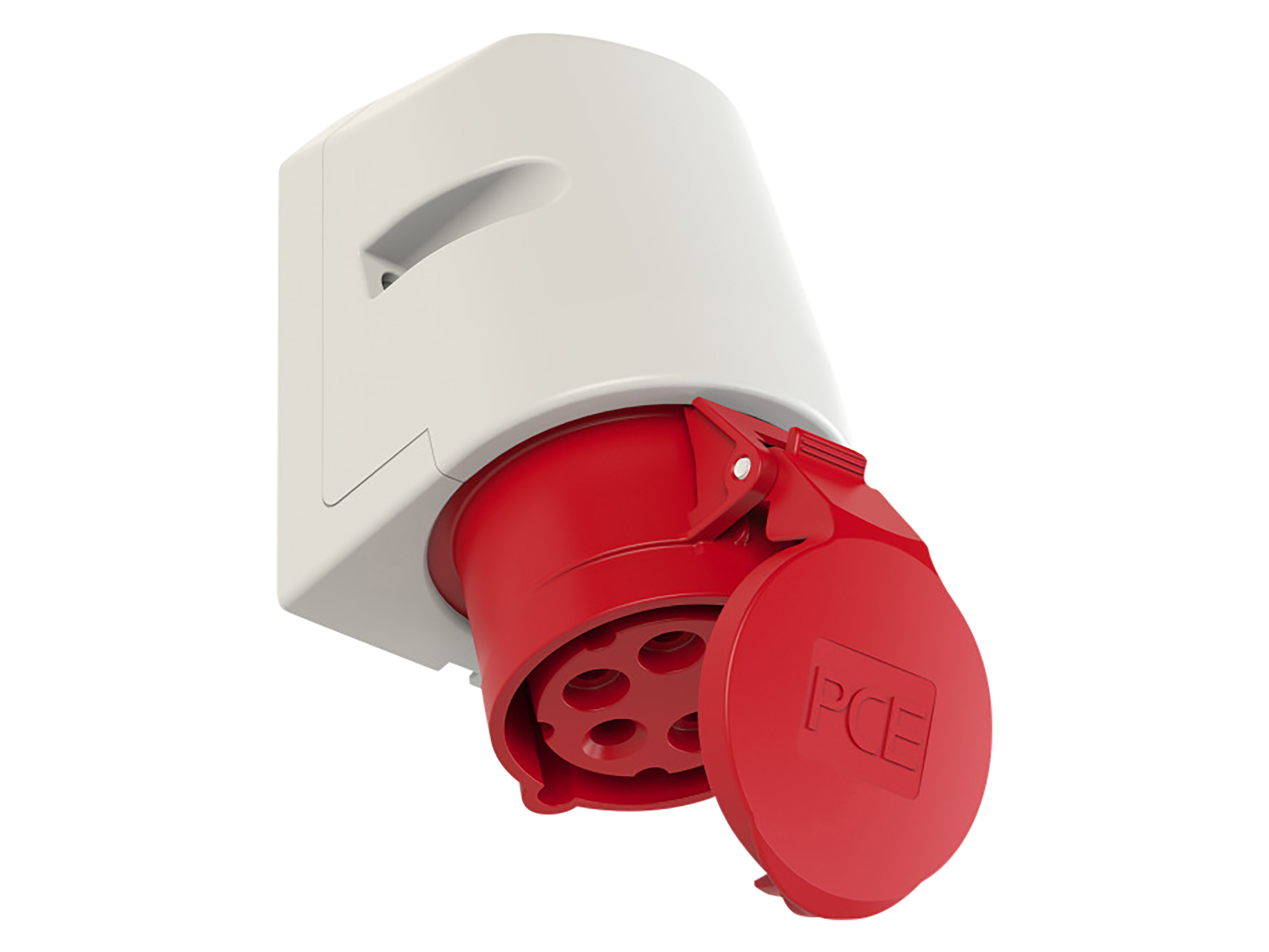 PCE CEE Wandsteckdose 5-polig, 16 A, 400 V, IP44 PCE CEE Wandsteckdose 5-polig, 16 A, 400 V, IP44