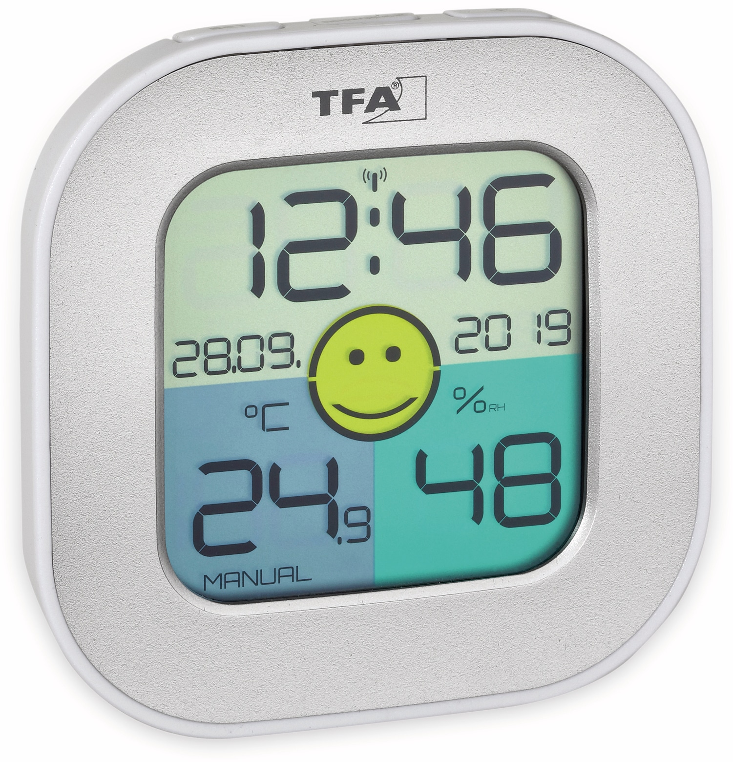 TFA Digitales Thermo-Hygrometer Fun, 30.5050.54, silber