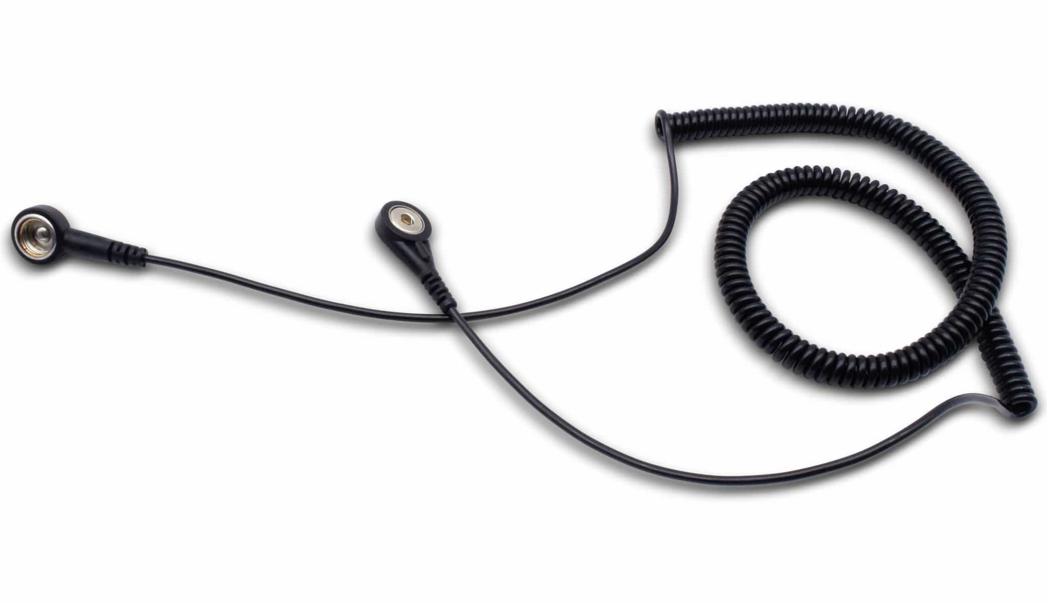 QUADRIOS Spiralkabel 1903EC020, 3,6 m, Knopf 10 mm auf 4 mm QUADRIOS, 1903EC020, Spiralkabel 3,6 m Knopf 10 mm auf 4 mm