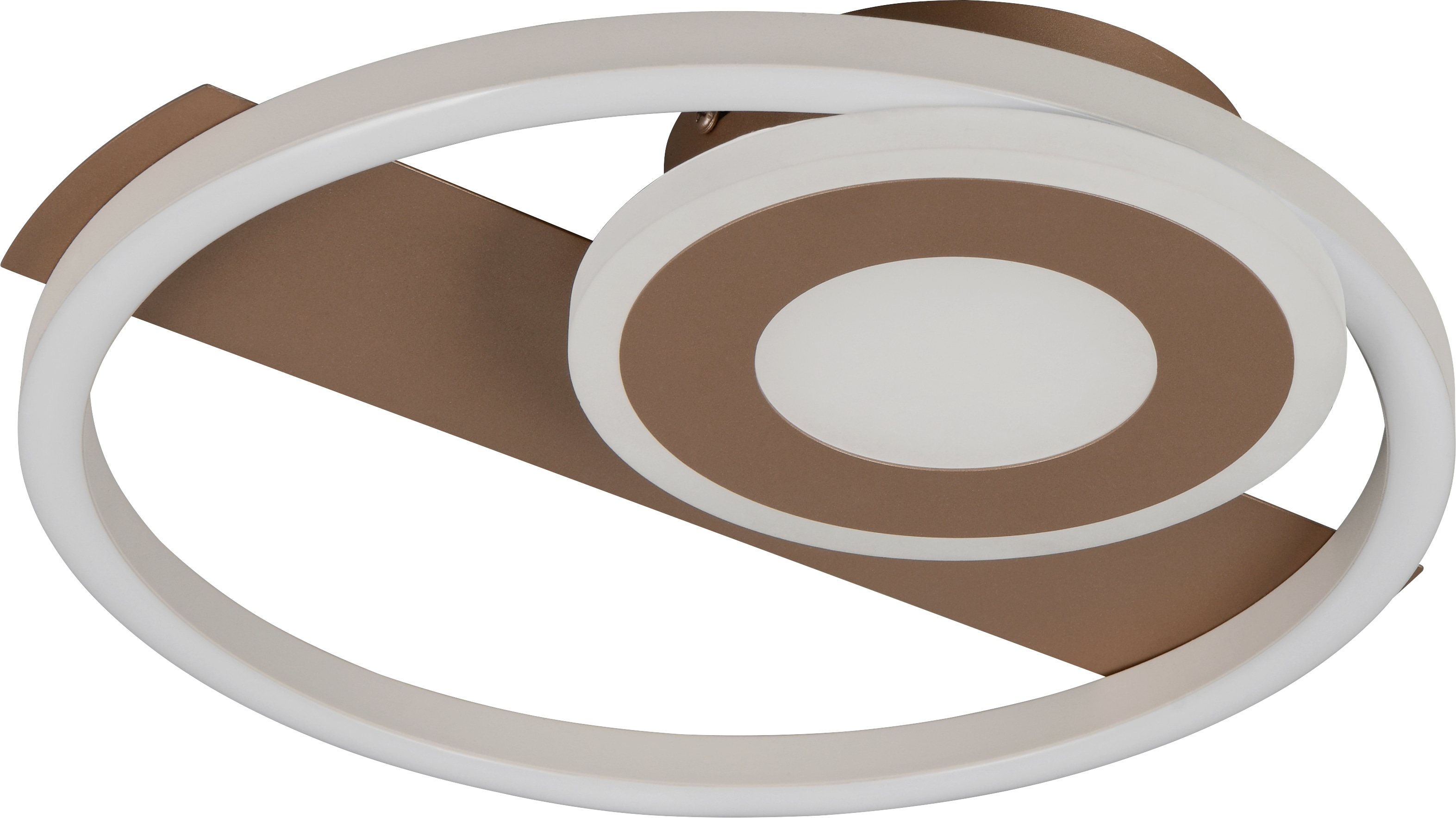 REALITY LED-Deckenleuchte HORUS, R63671165, 22W, 2500lm, 3000K, coffee REALITY LED-Deckenleuchte HORUS, R63671165, 22W, 2500lm, 3000K, coffee