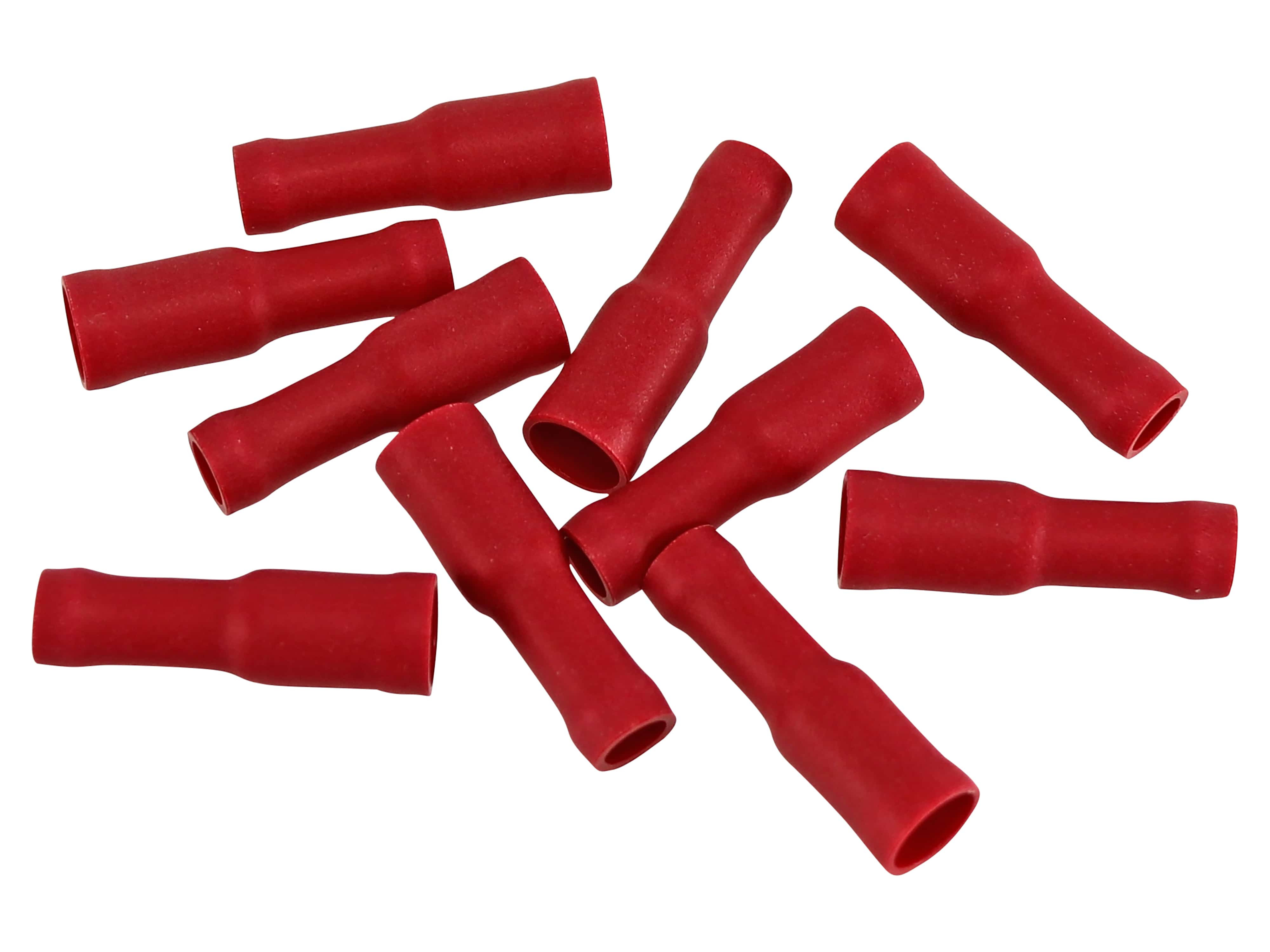 ZILLNER Rundsteckhülsen Ø 4 mm, 1mm ², rot, 10 Stück ZILLNER Rundsteckhülsen Ø 4 mm, 1mm ², rot, 10 Stück