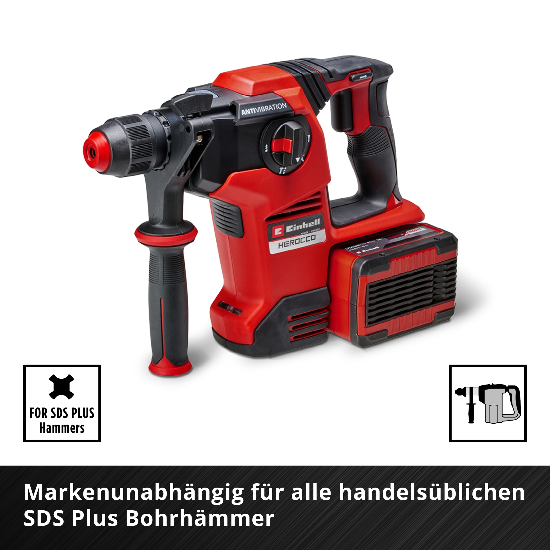 EINHELL SDS-Plus Hammerbohrer-Set, 265505, 5-10 mm, 5-teilig