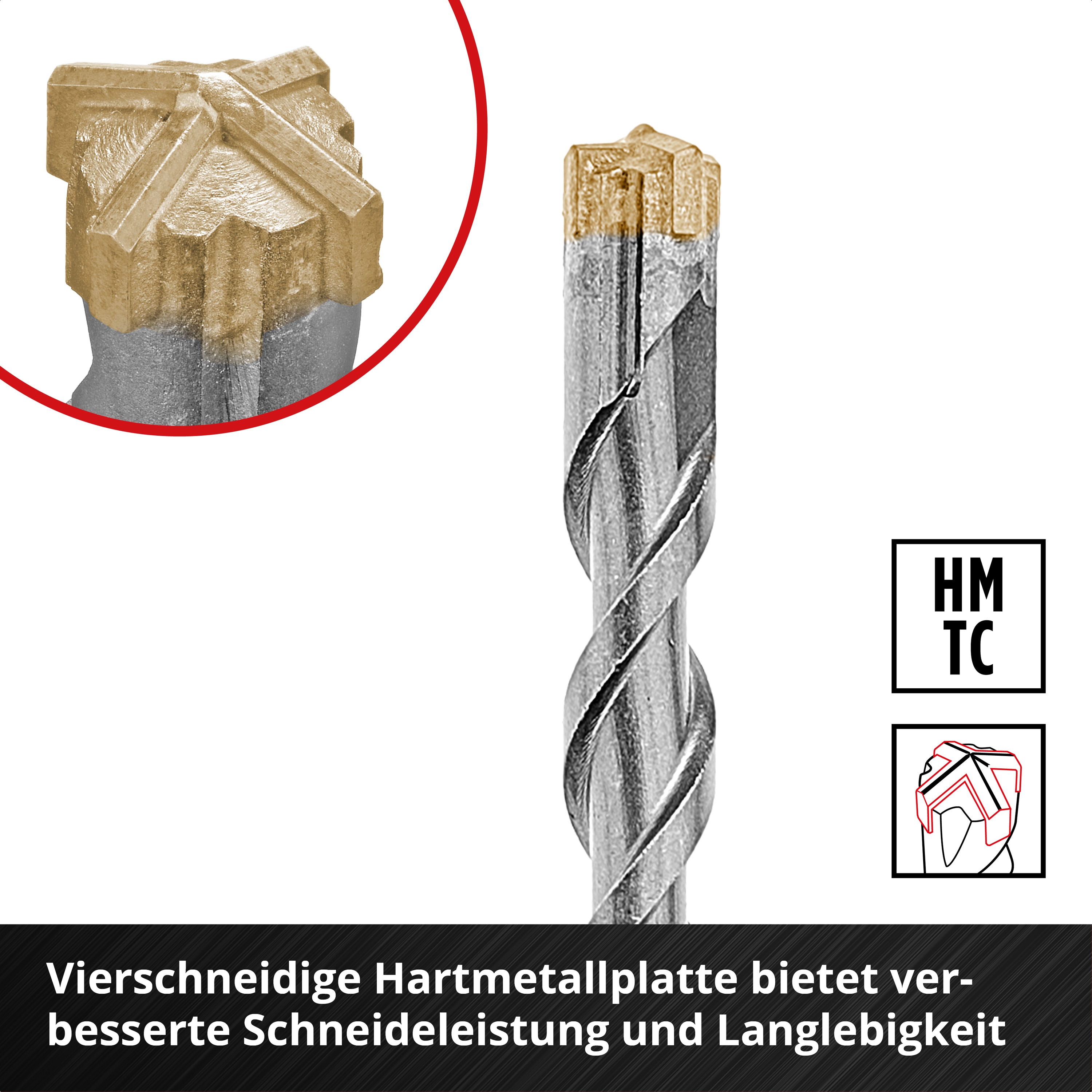 KWB SDS-Plus Hammerbohrer-Set, 268493, 110 mm + 160 mm, 7-teilig