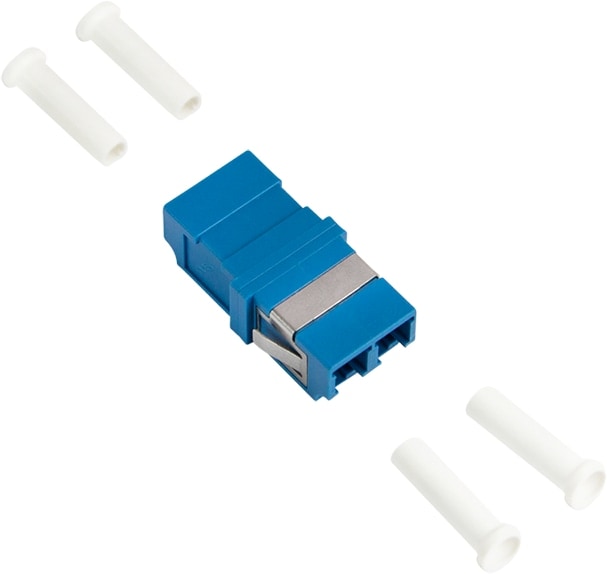 LOGILINK Glasfaser-Kupplung FA03LC1, LC Duplex Singlemode, blau
