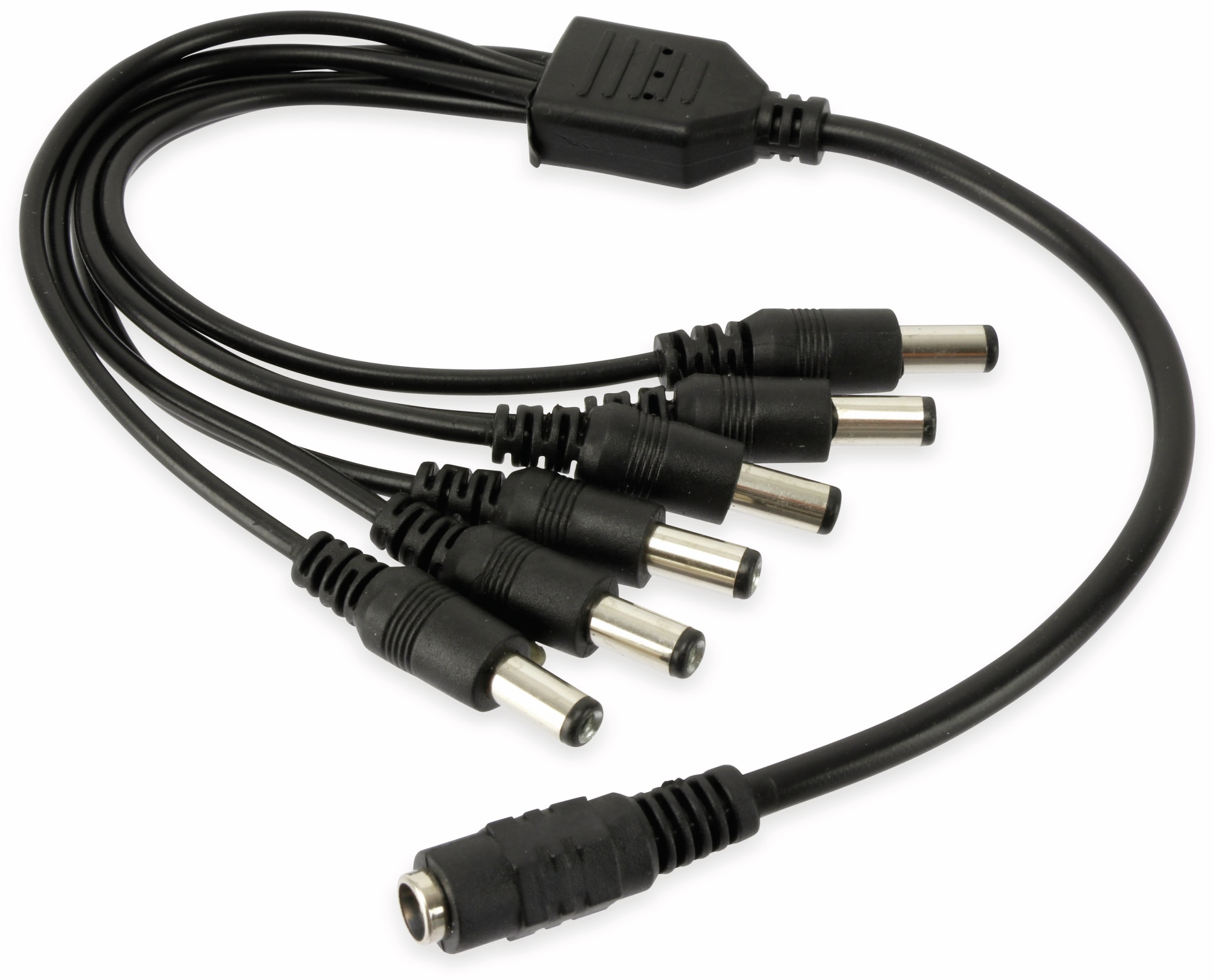 DC-Verteilerkabel, 6-fach, 5,5/2,1 mm, Länge 37 cm DC-Verteilerkabel, 6-fach, 5,5/2,1 mm, Länge 37 cm