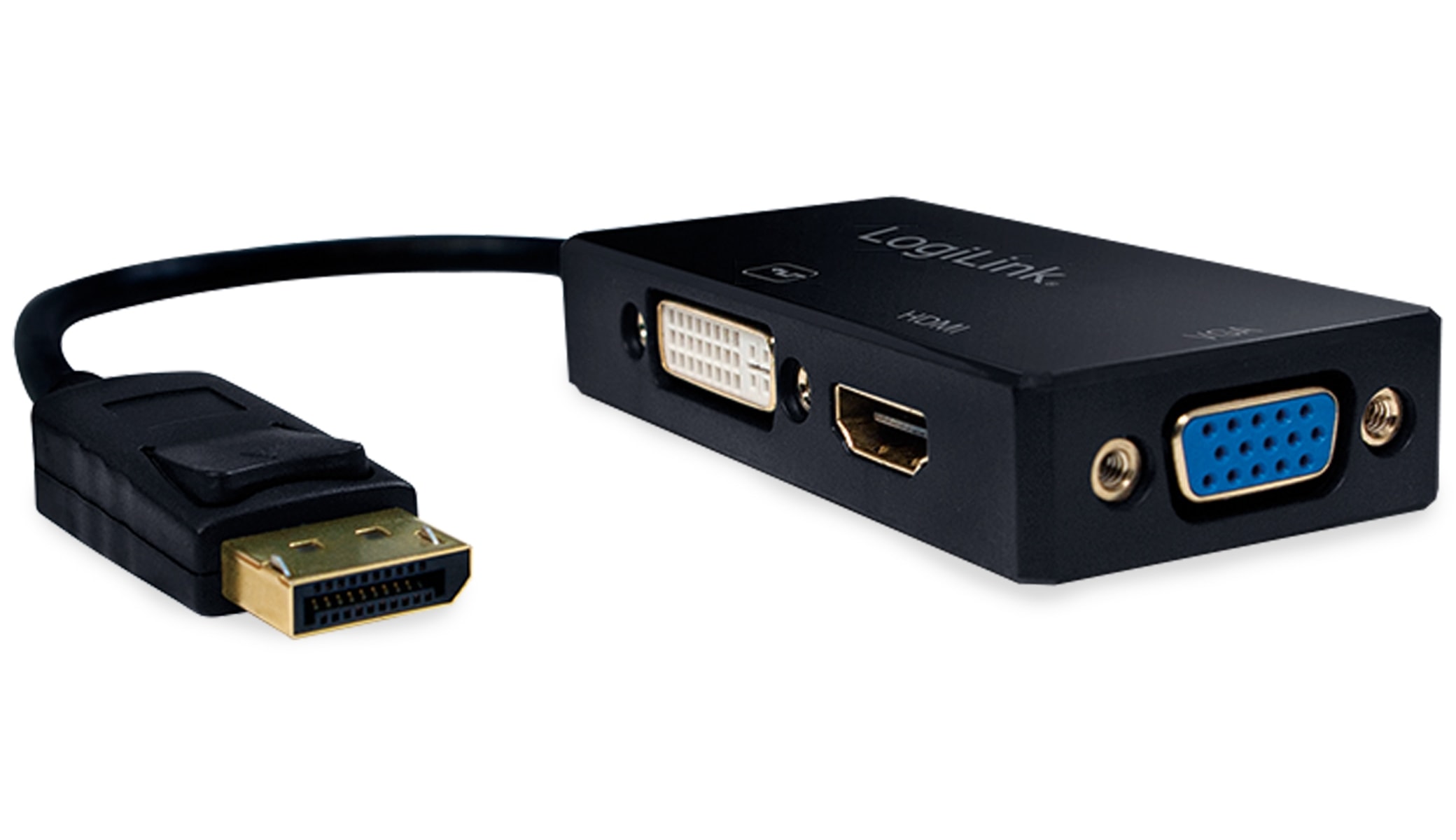 LOGILINK DisplayPort-Adapter CV0109, DVI, HDMI, VGA