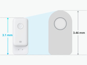SWITCHBOT WLAN Wassermelder, mit Sensorkabel, weiß