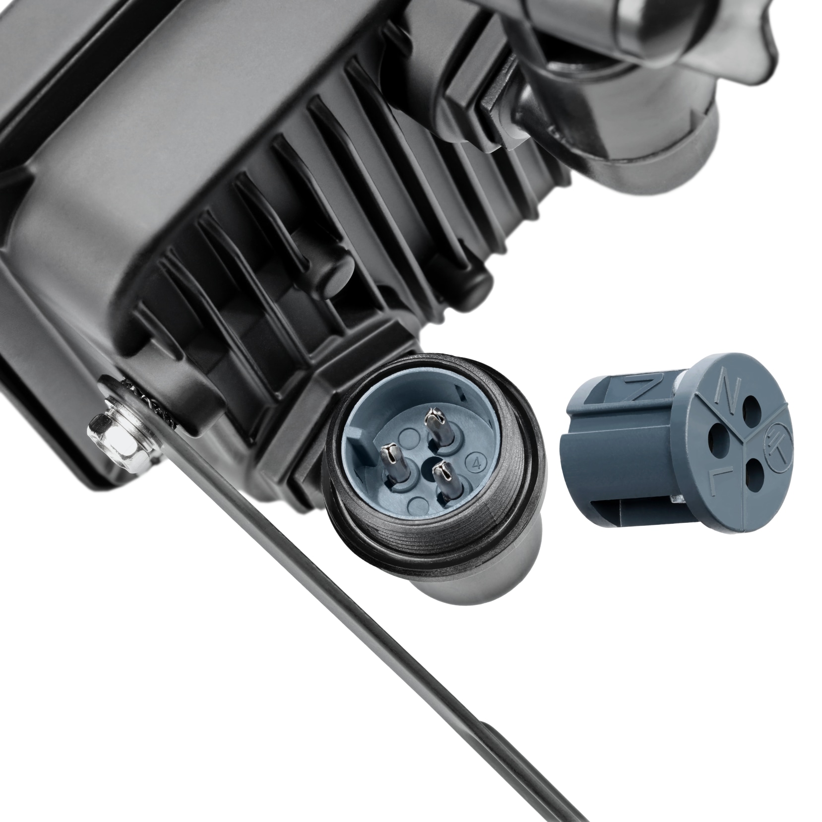 GOOBAY LED-Fluter mit Bewegungsmelder, 20W, 1700lm, 4000K, schwarz