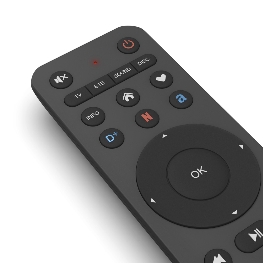 HAMA Universal-Fernbedienung TV, Infrarot, für 4 Geräte