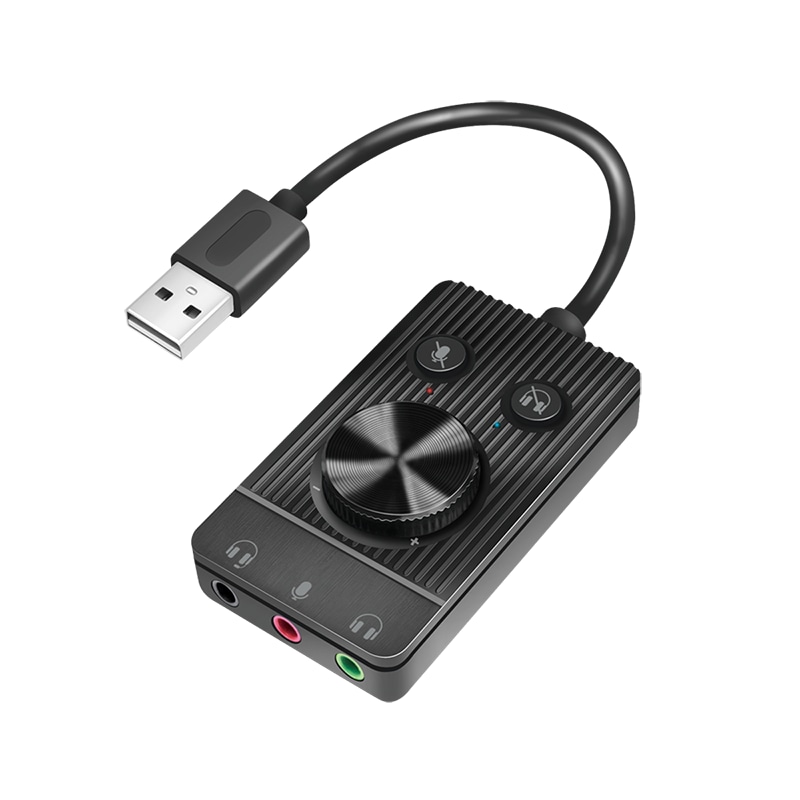 LOGILINK USB2.0 Audio-Adapter UA0397,3x 3,5mm, schwarz