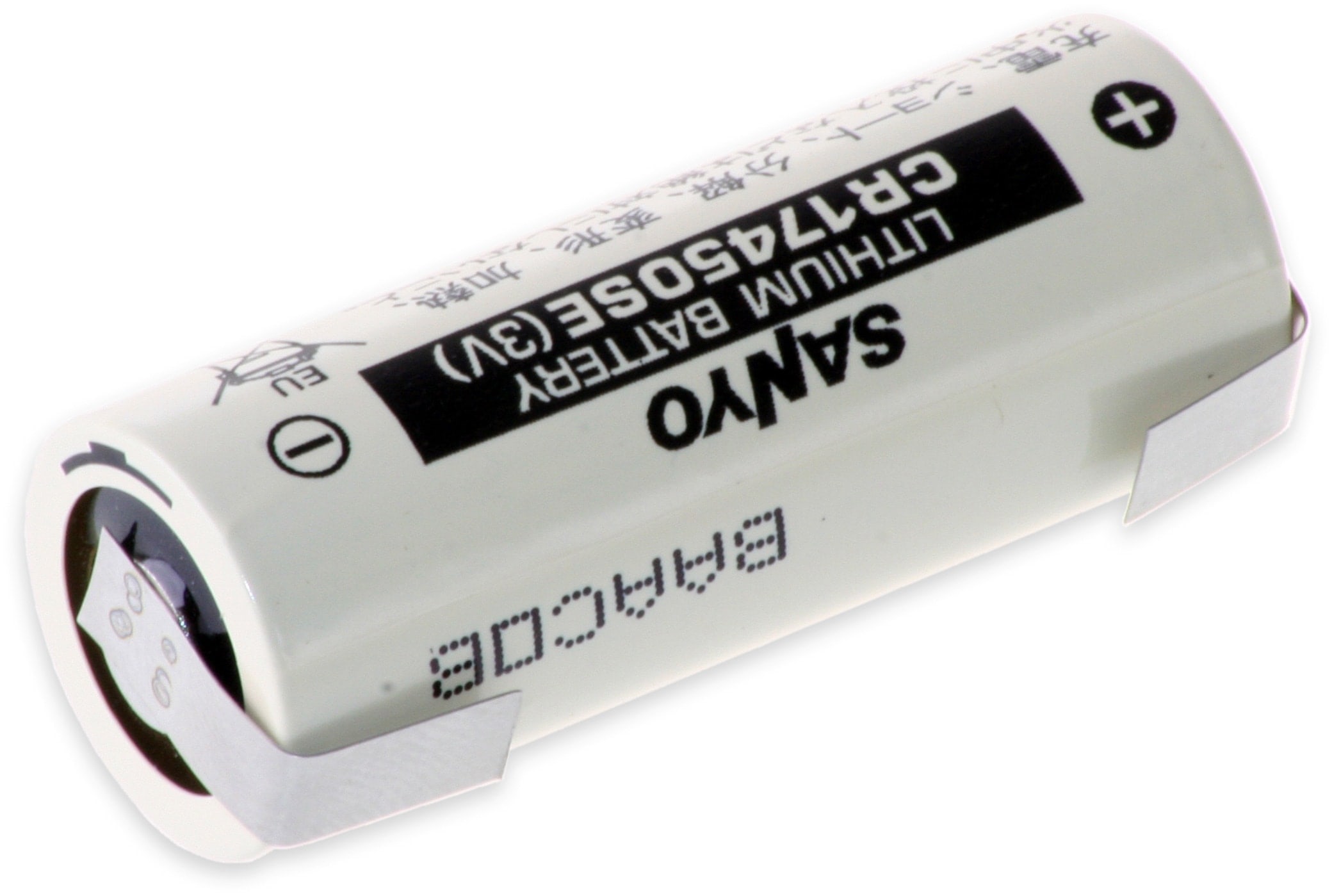 FDK CORPORATION FDK Lithium-Batterie CR 17450SE, A, mit U-Lötfahne, 3 V-, 2500 mAh