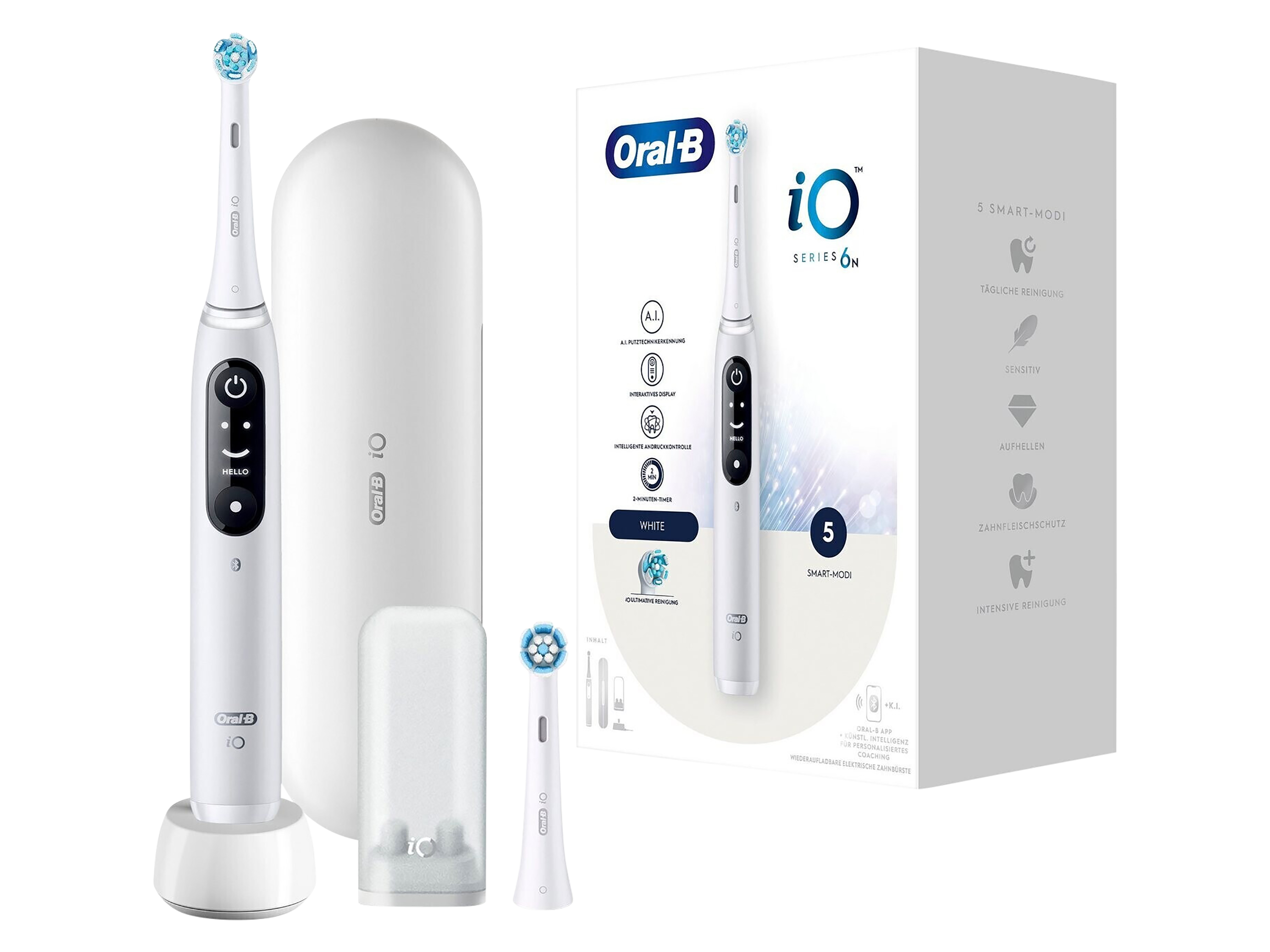 ORAL-B Elektrische Zahnbürste iO Series 6N, weiß