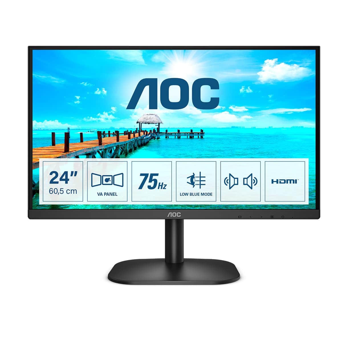 AOC Monitor 24B2XDAM 60,5 cm (23,8")