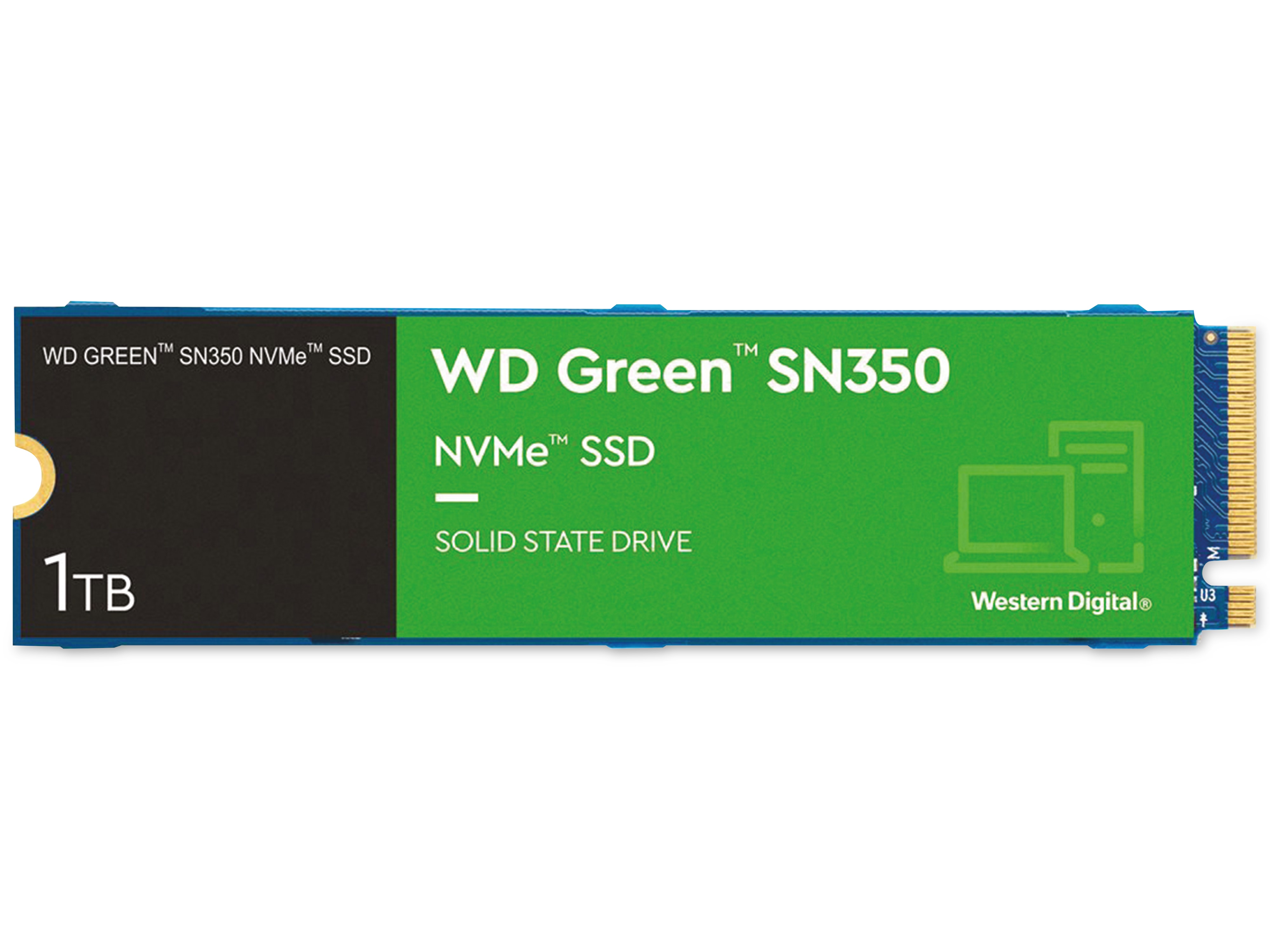WESTERN DIGITAL M.2 SSD WD Green SN350, 1 TB, NVMe, intern