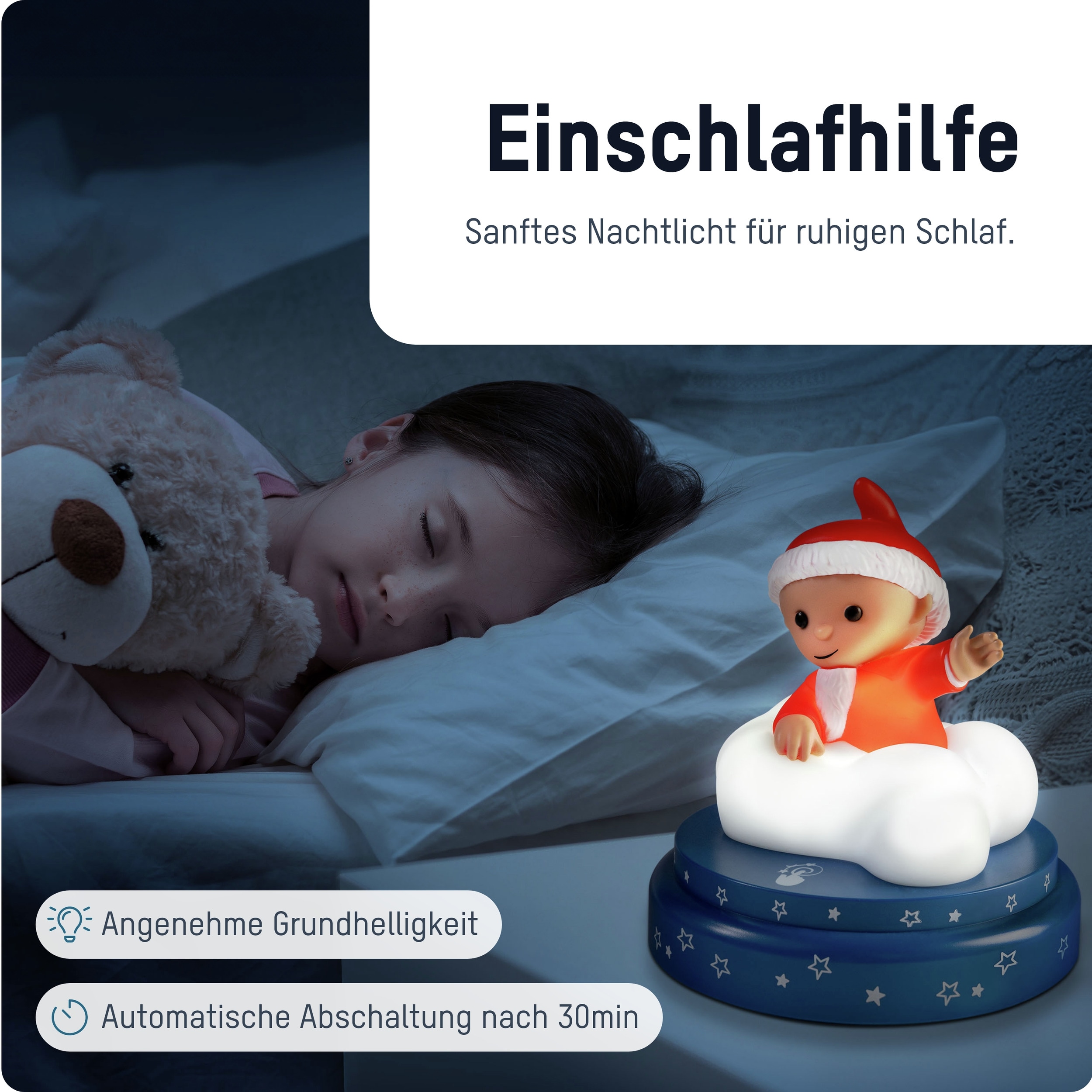 ANSMANN LED-Nachtlicht Sandmann, Batteriebetrieb ANSMANN LED-Nachtlicht Sandmann, Batteriebetrieb