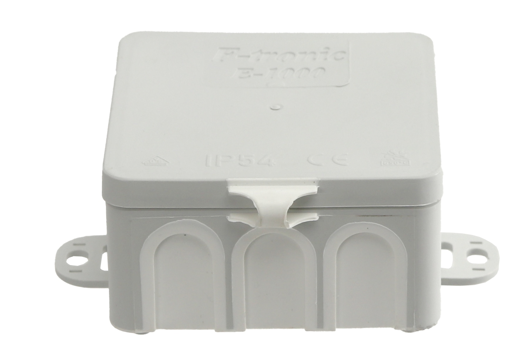 F-TRONIC, Abzweigkasten E1000, 75x75x40 mm, grau