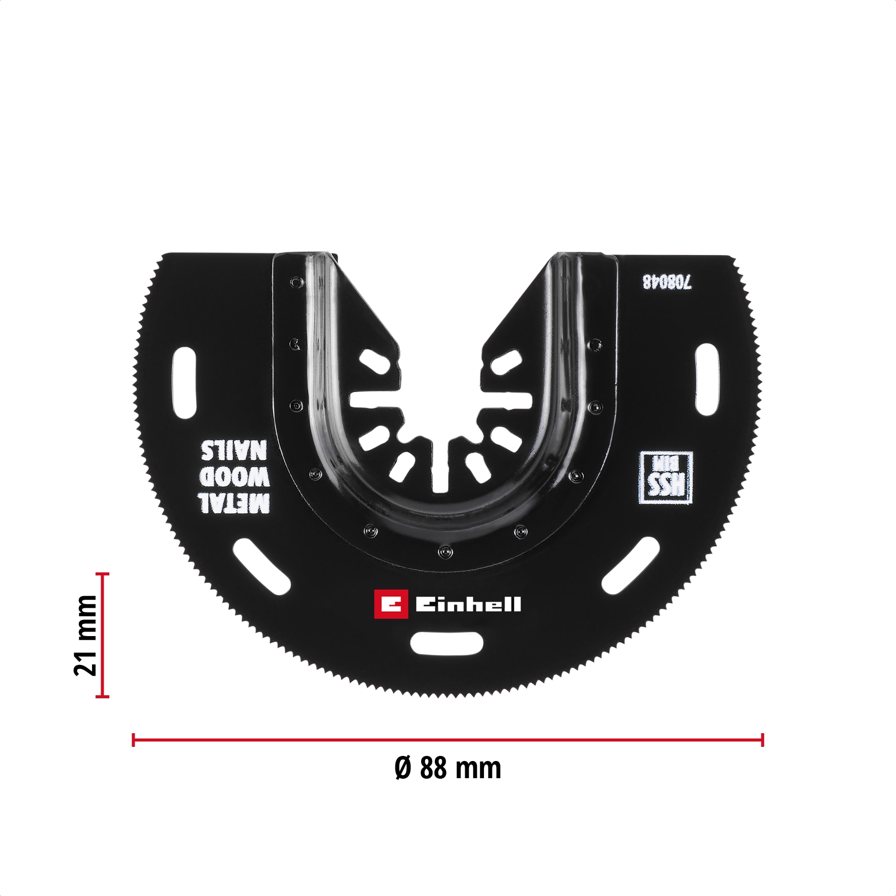 EINHELL Tauchsägeblatt, 708048, halbrund, Bi-Metall, 88 mm