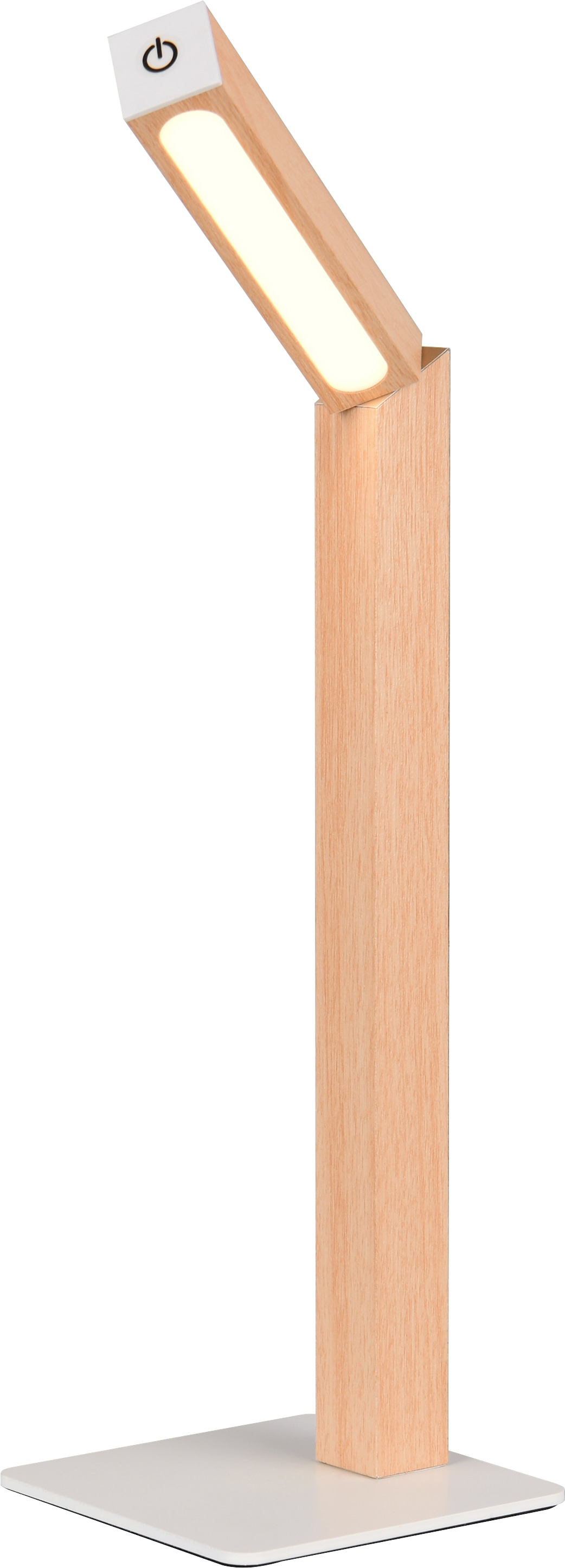 REALITY LED-Akku-Tischleuchte SKIP, R55951135, 2W, 185lm, 3000K, holzoptik
