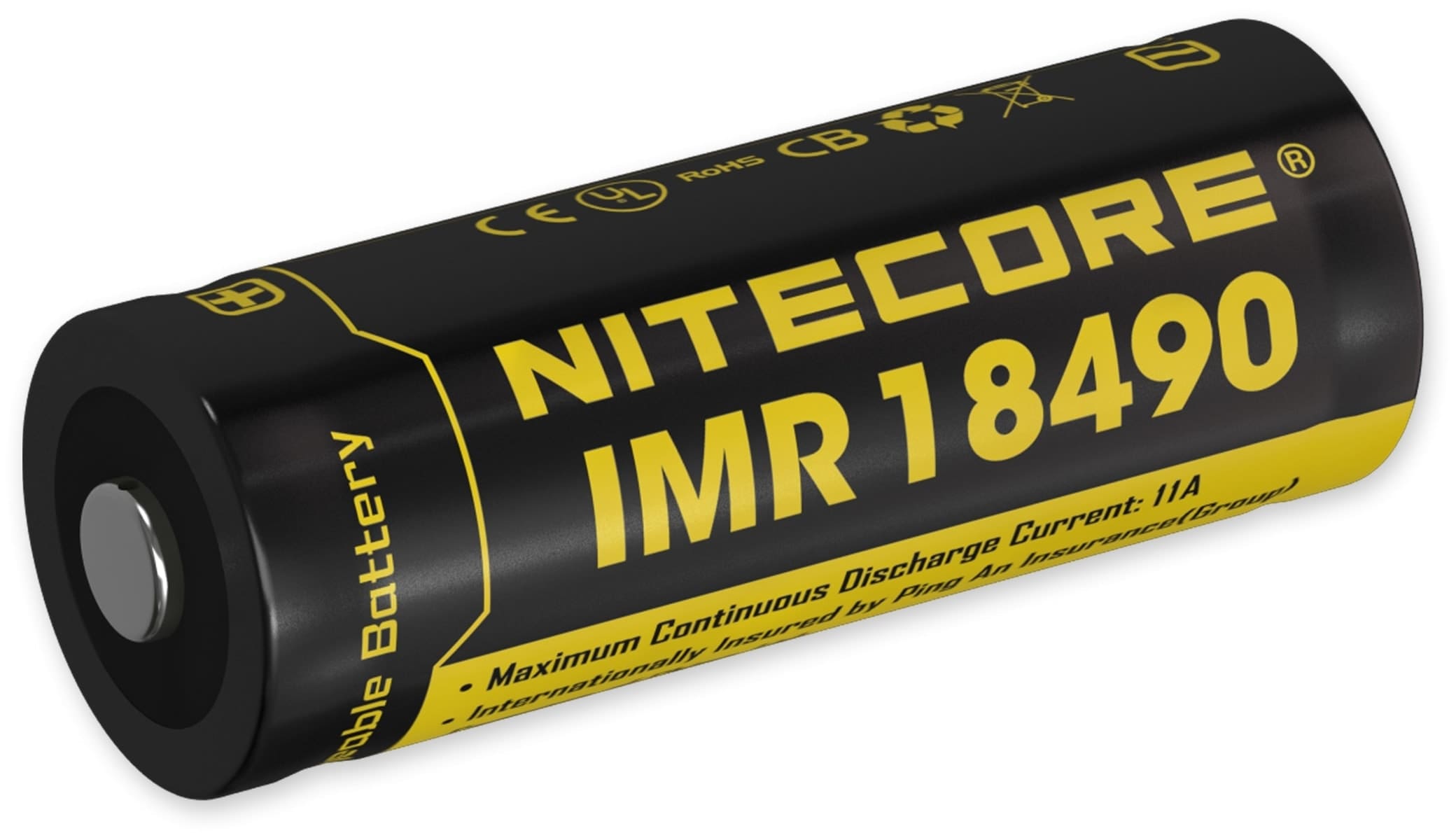 NITECORE LiIon-Akku 18490 IMR, 3,7 V-, 1100 mAh