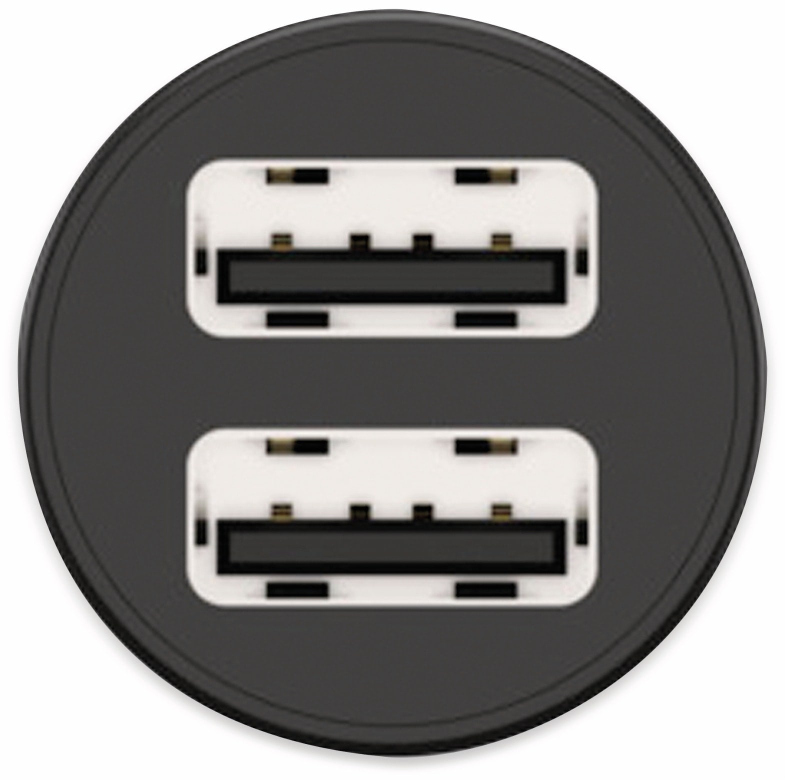 ANSMANN USB-Ladegerät KFZ CC212, 12 W, 5 V-, 2,4 A, 2-port, schwarz ANSMANN USB-Ladegerät KFZ CC212, 12 W, 5 V-, 2,4 A, 2-port, schwarz