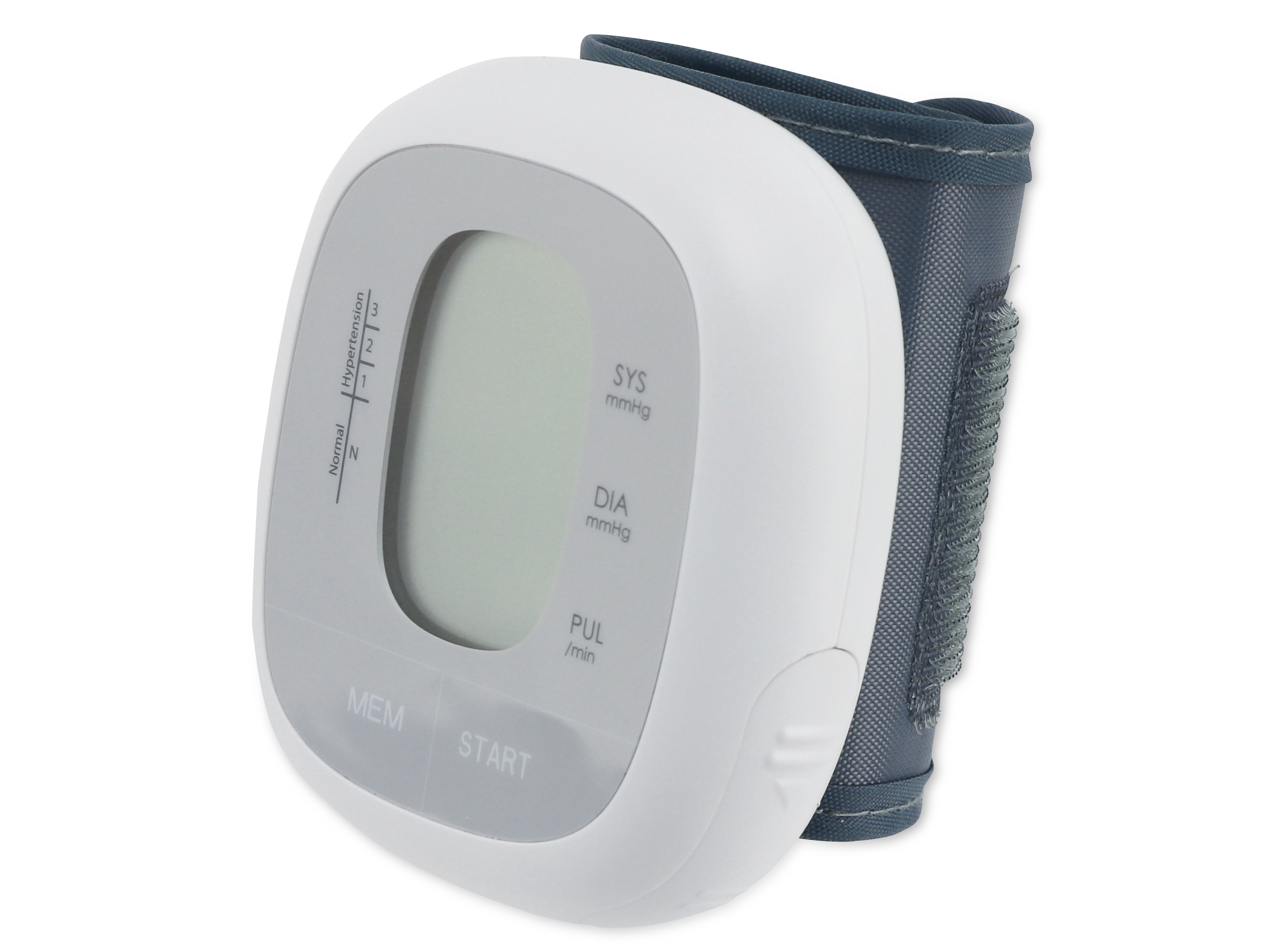 GRUNDIG Blutdruckmessgerät inkl. Batterien, grau-weiß