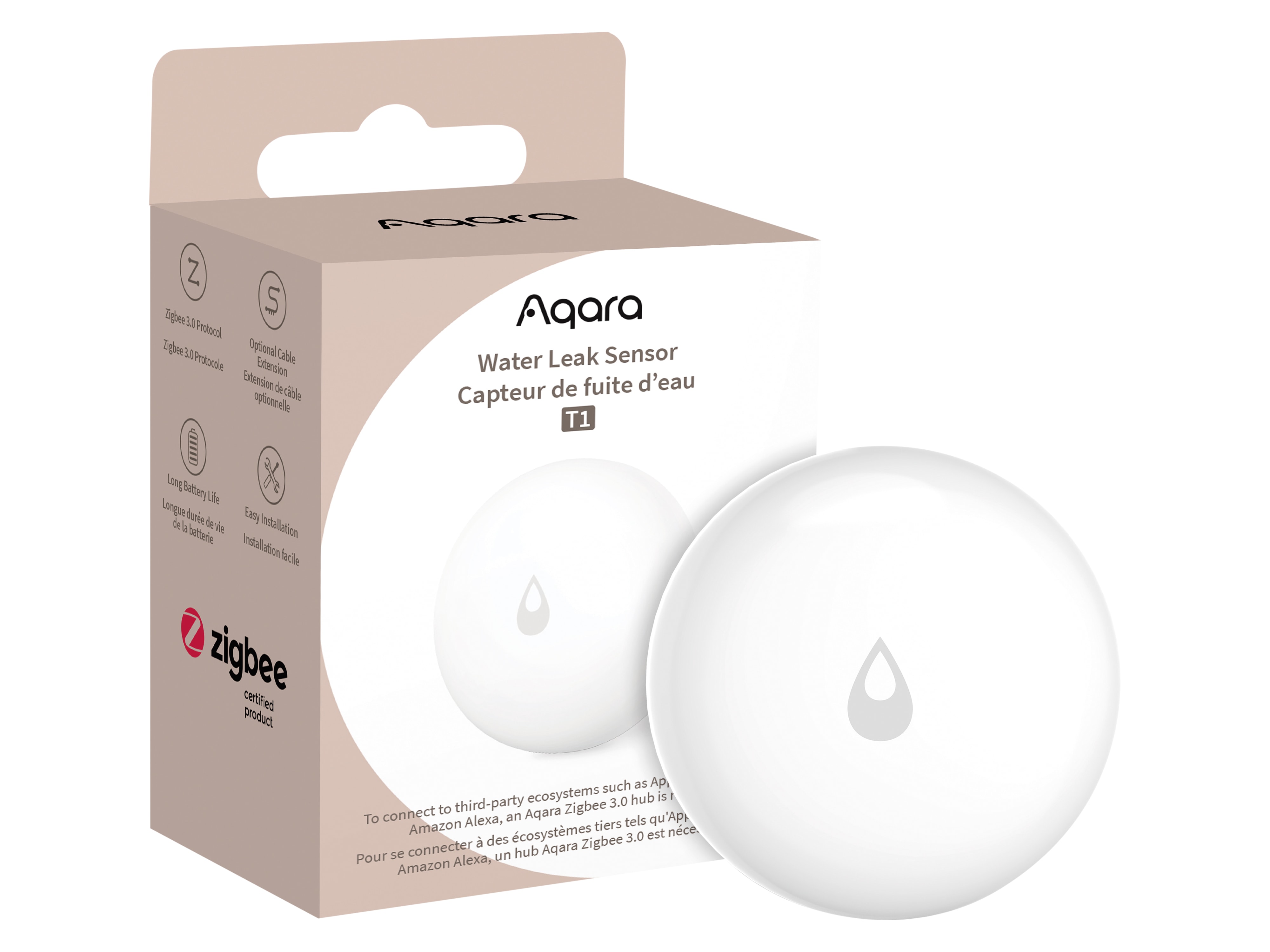 AQARA Wasserlecksensor WL-S02D, Sensor T1