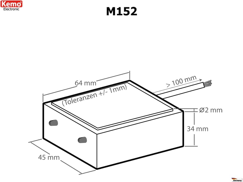 KEMO Regensensor 12V/DC, M152