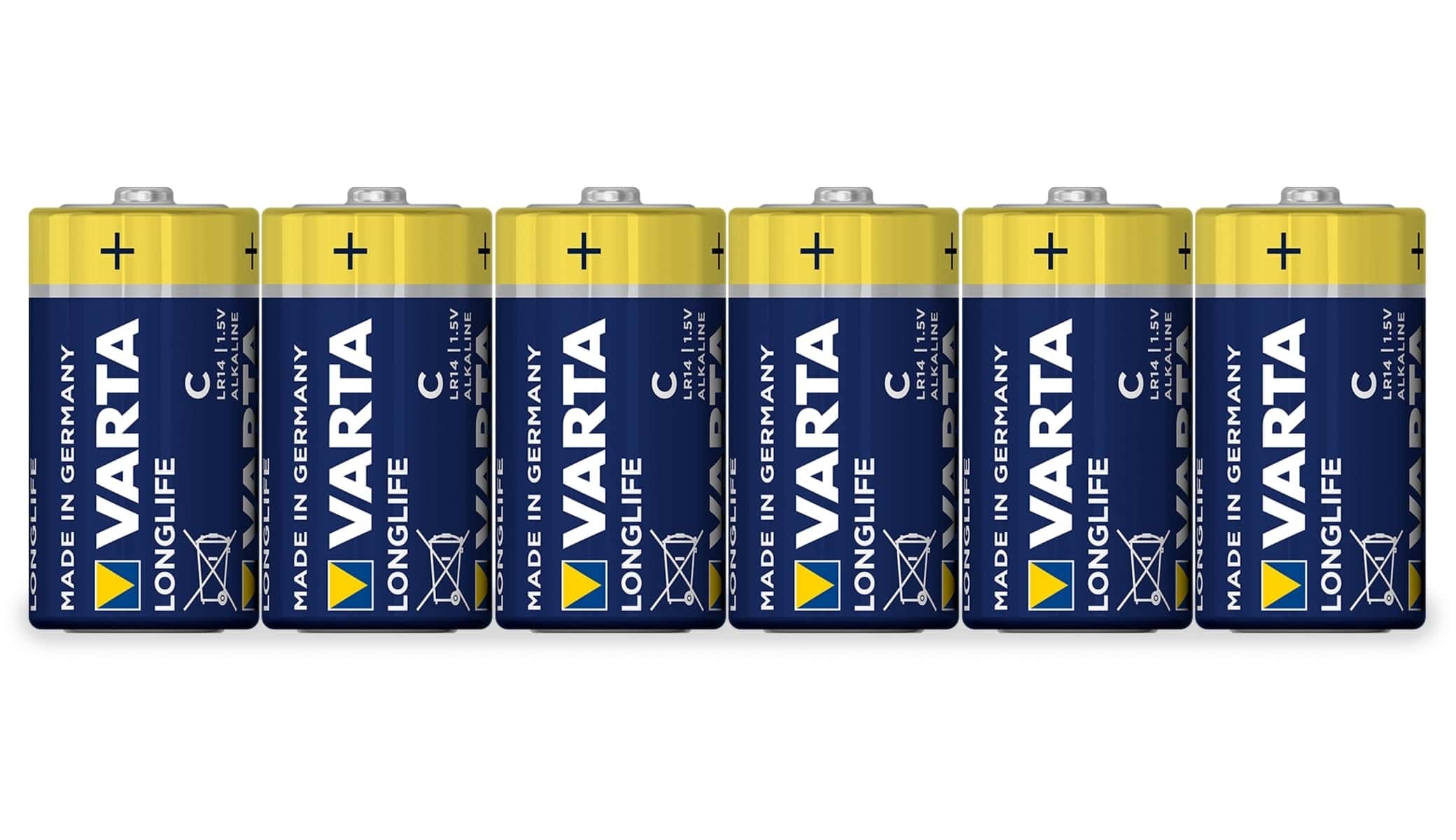 VARTA Baby-Batterie LONGLIFE, 6St.
