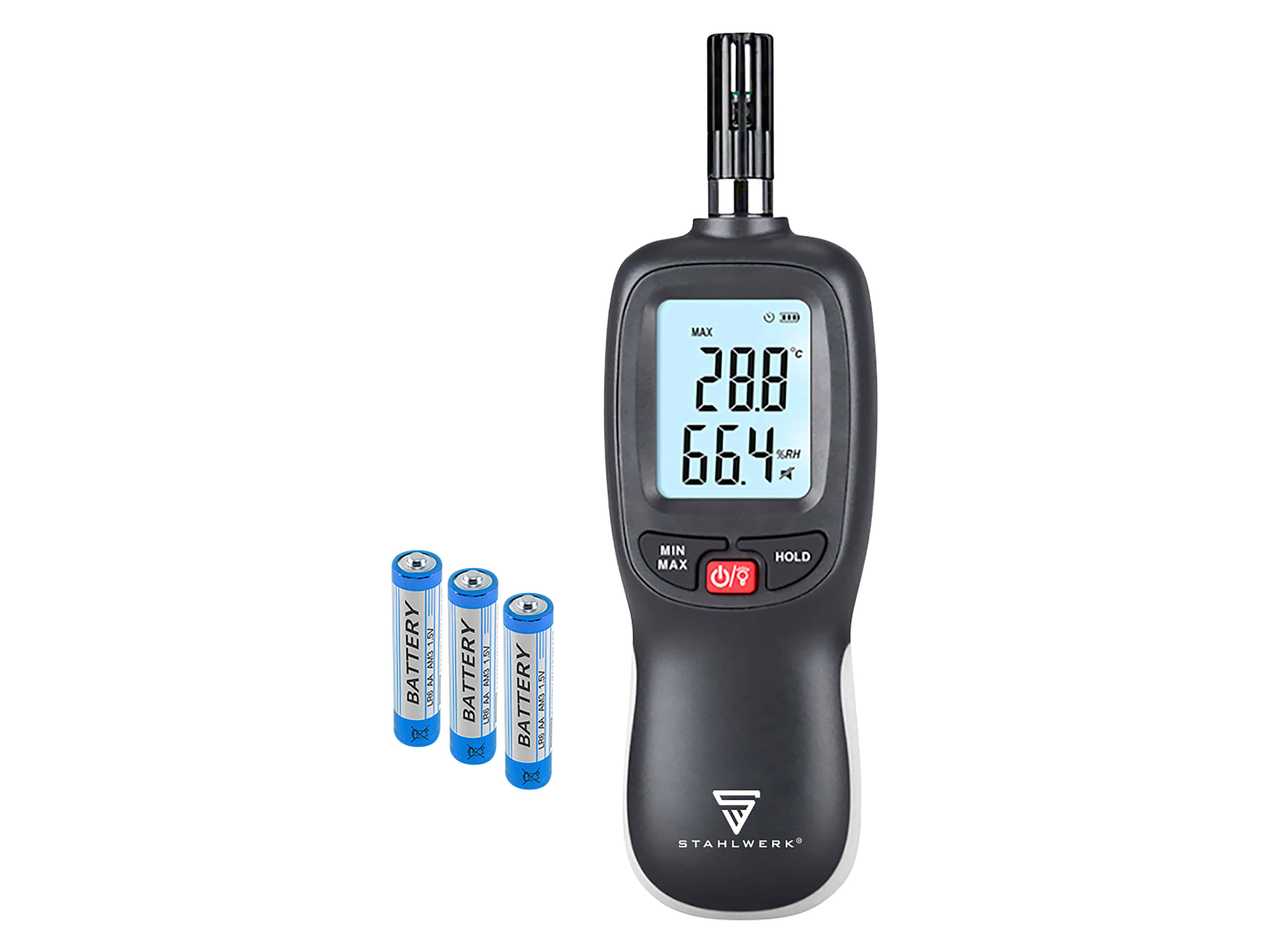 STAHLWERK Luftfeuchtigkeits- und Temperaturmessgerät LTM-70 ST STAHLWERK Luftfeuchtigkeits- und Temperaturmessgerät LTM-70 ST
