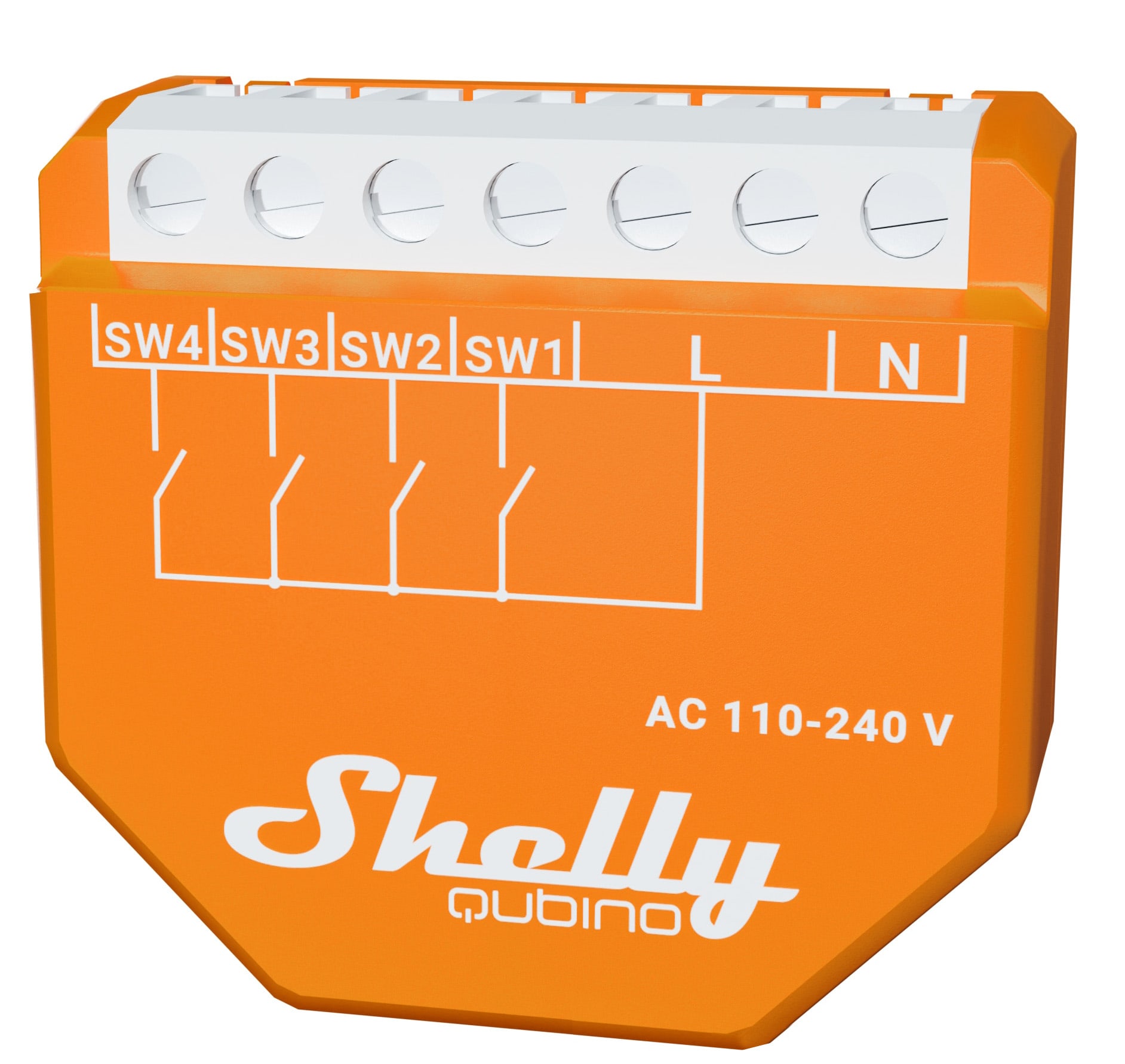 SHELLY Szenenaktivierer Wave i4, Unterputz, orange, 3 Stück SHELLY Szenenaktivierer Wave i4, Unterputz, orange, 3 Stück