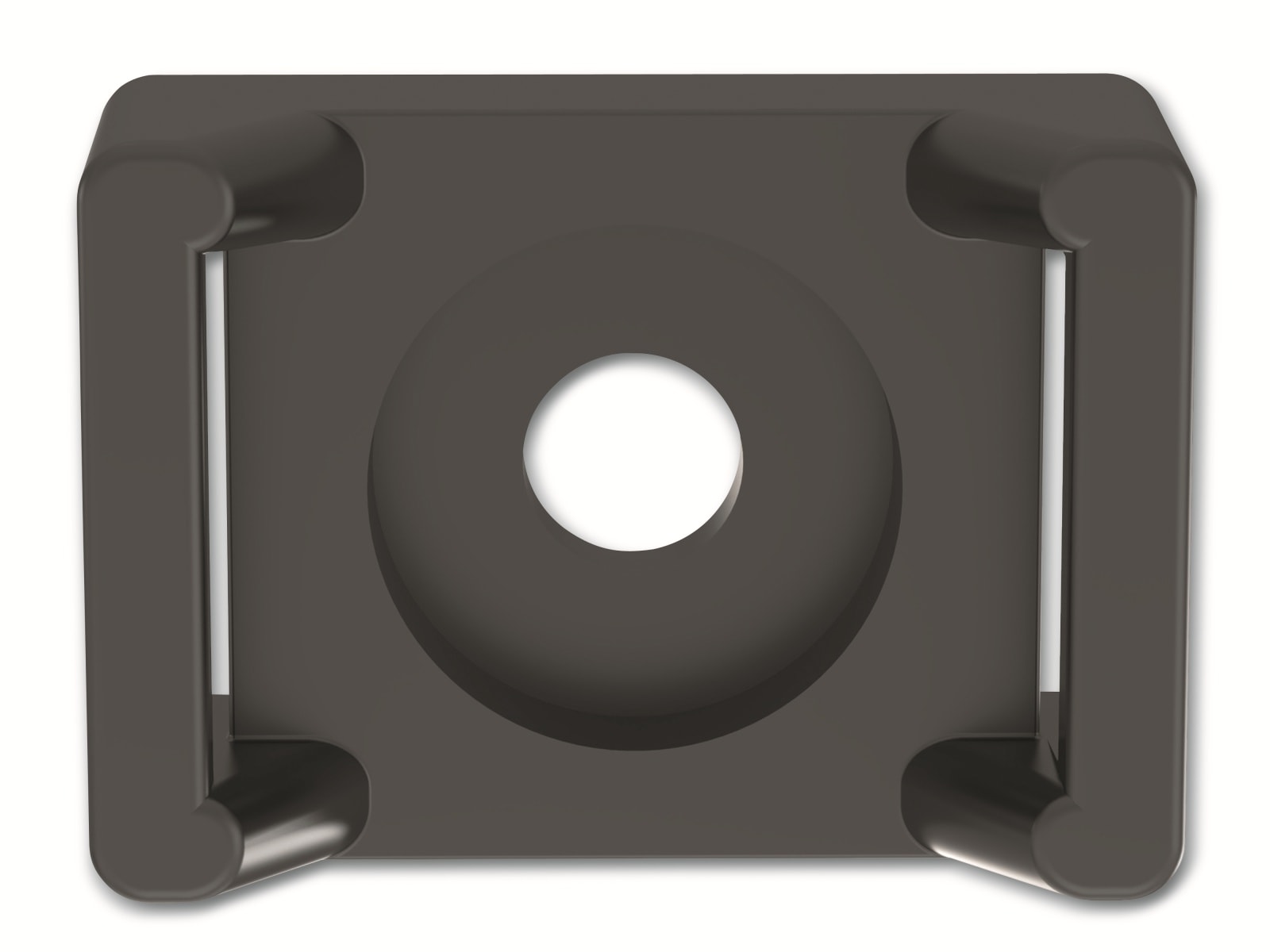 PANDUIT Befestigungssockel, TM3S8-C0, schwarz, schraubbar, 7.6 mm