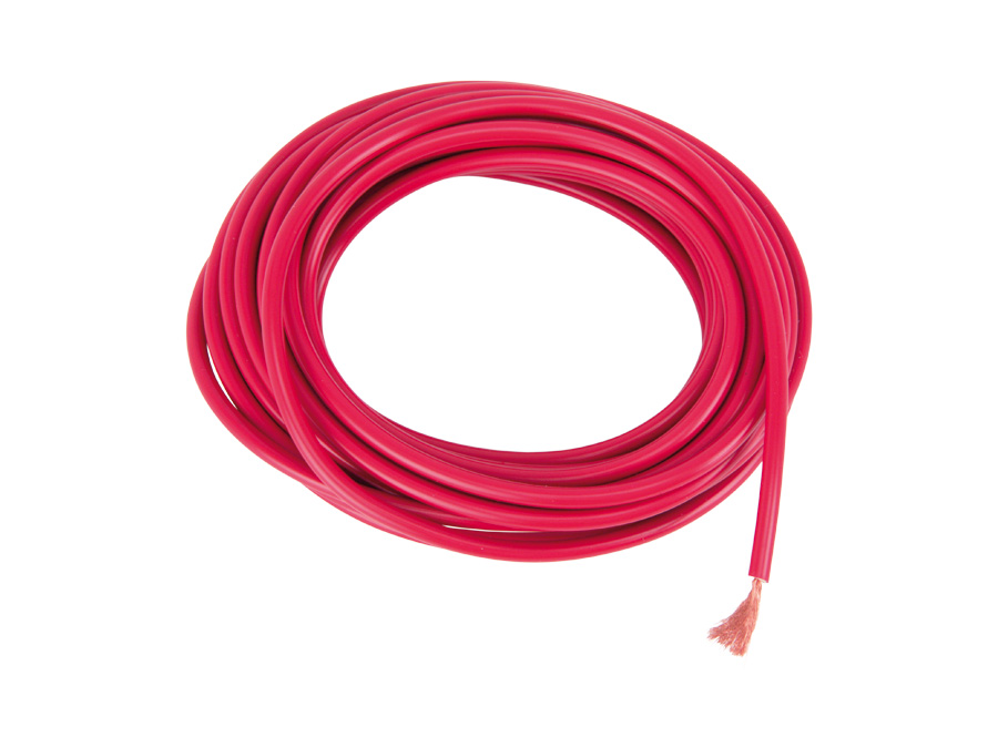 RAUTRONIC Schaltlitze höchstflexibel LifYY, 1 mm², 5 m, rot