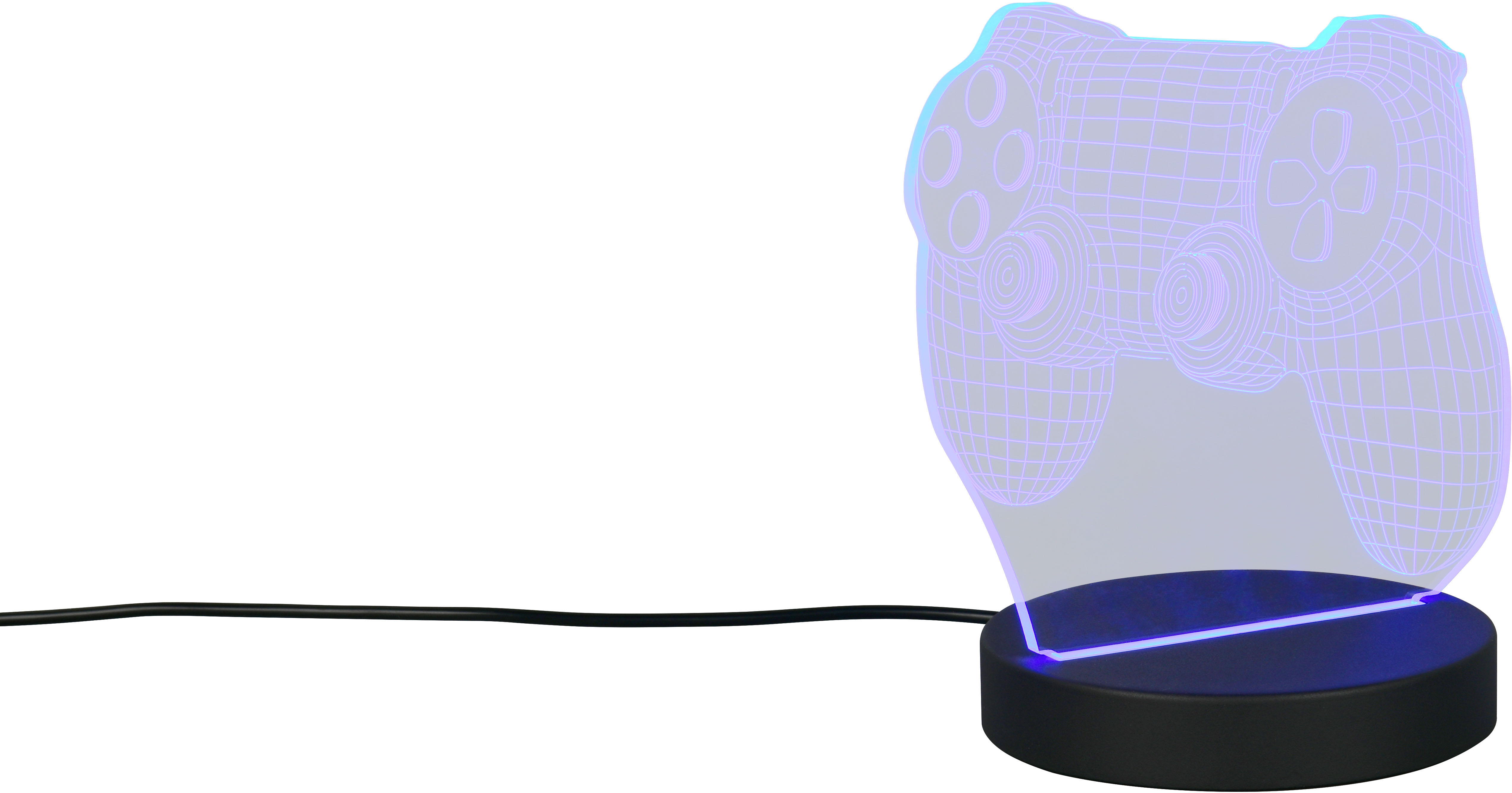 REALITY LED-Tischleuchte Joy, R53881102, 3,2W, 250lm, 3000K, schwarz