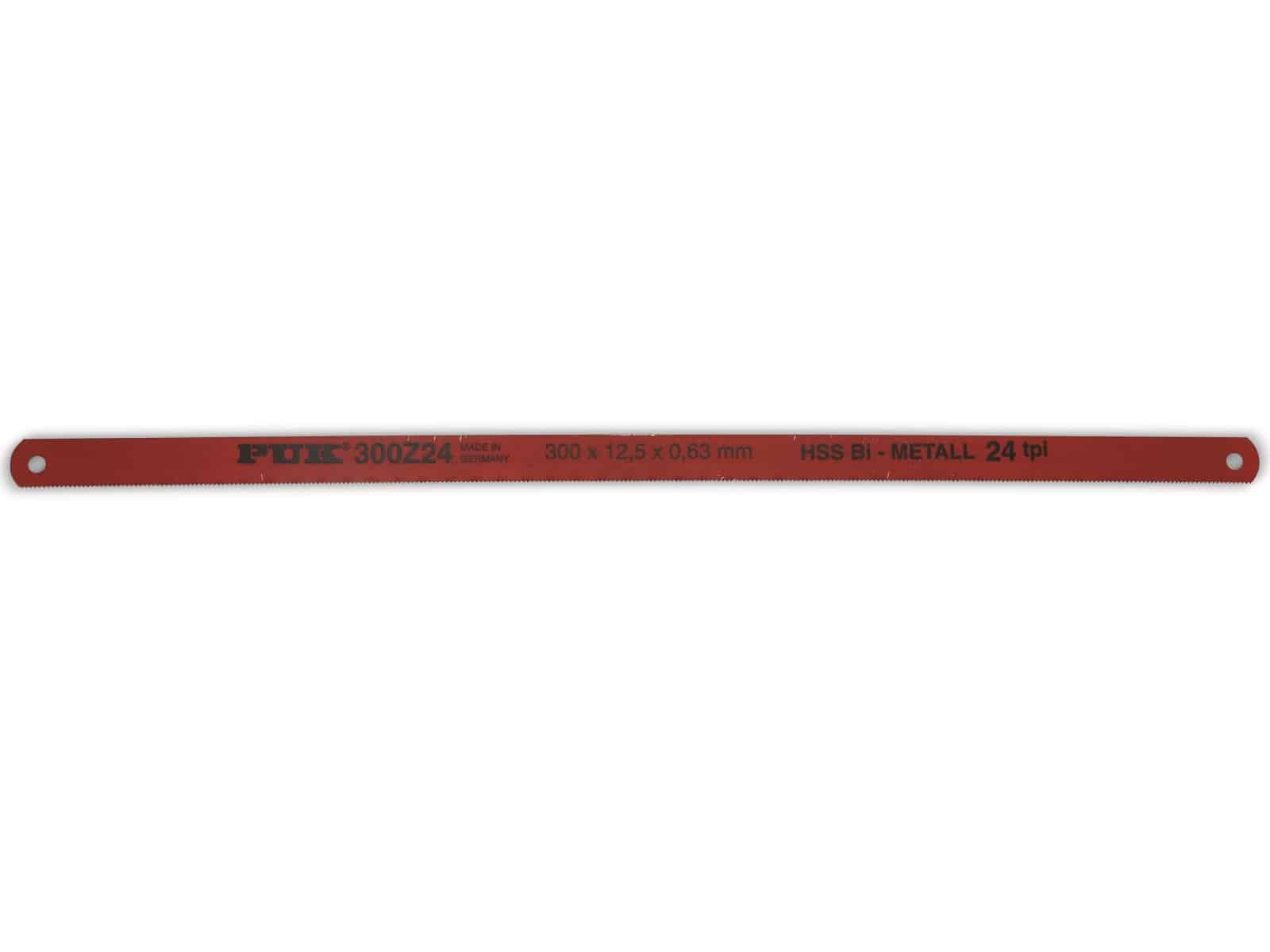 PUK HSS Metall-Sägeblätter, TPI Z24100, 300 mm, 5 Stück PUK HSS Metall-Sägeblätter, TPI Z24100, 300 mm, 5 Stück