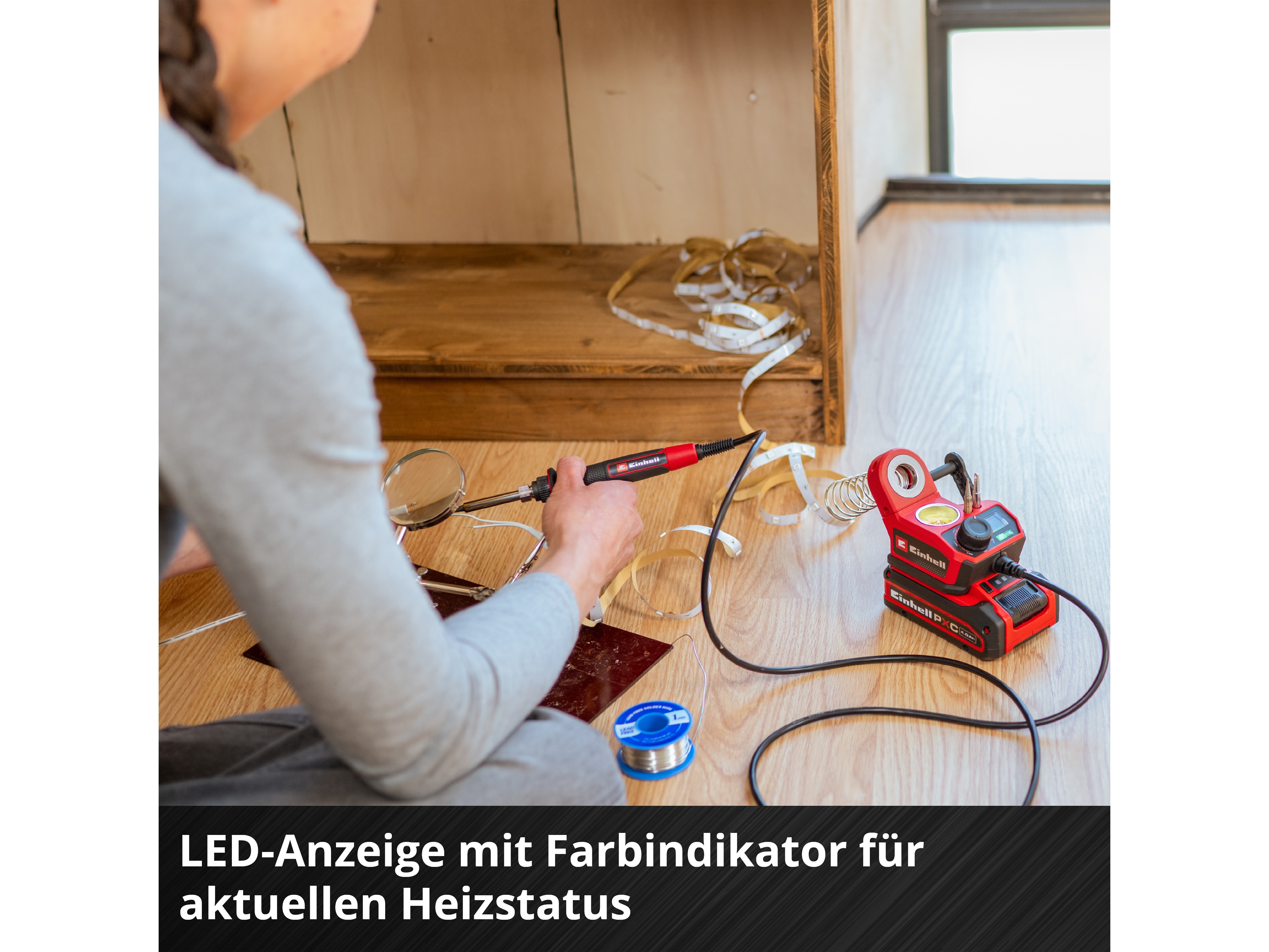 EINHELL Akku-Lötkolben TE-SI 18/480 Li E, 4520400, Solo