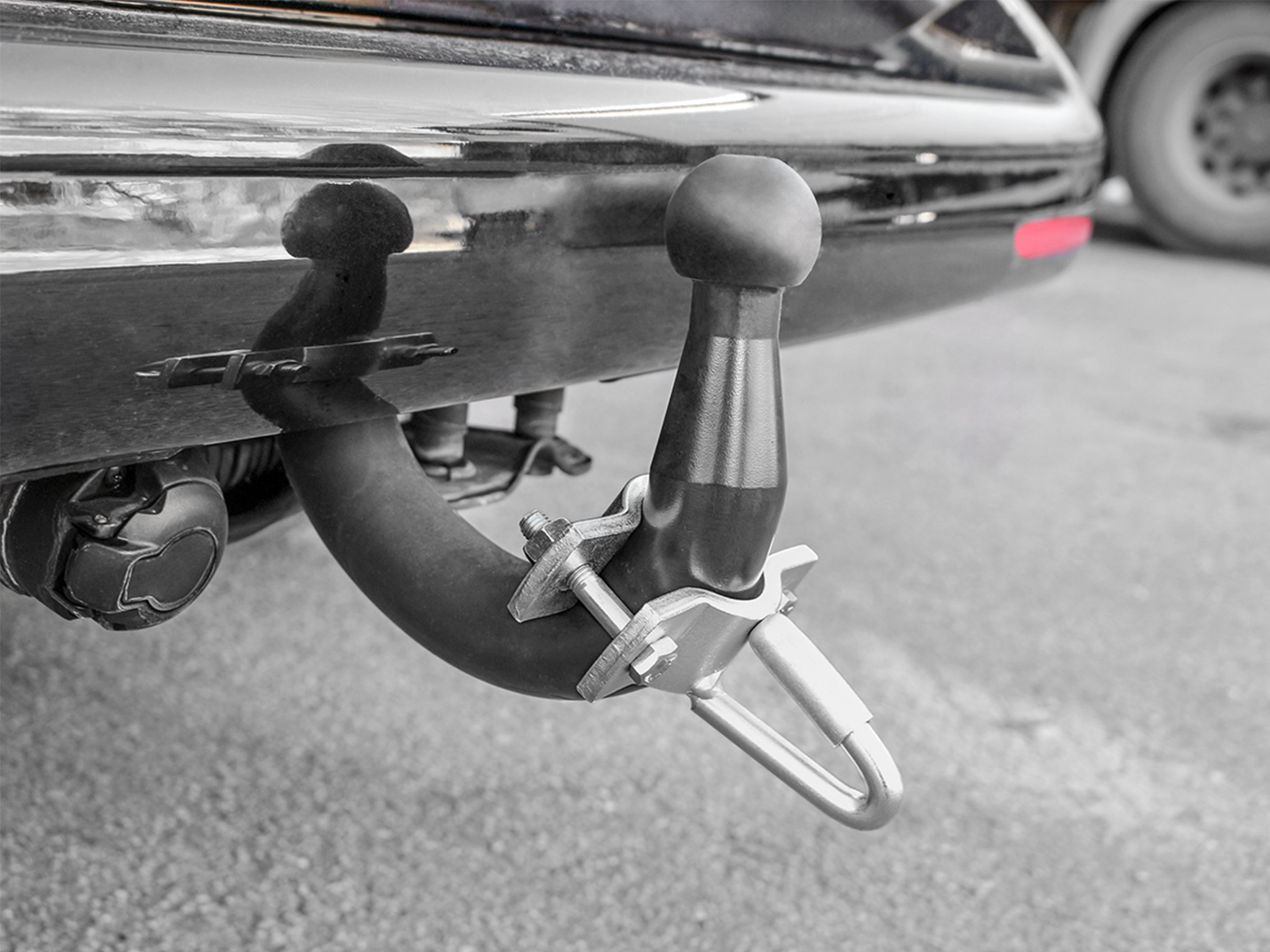 Halter für Sicherungsseil, 120x110x50 mm