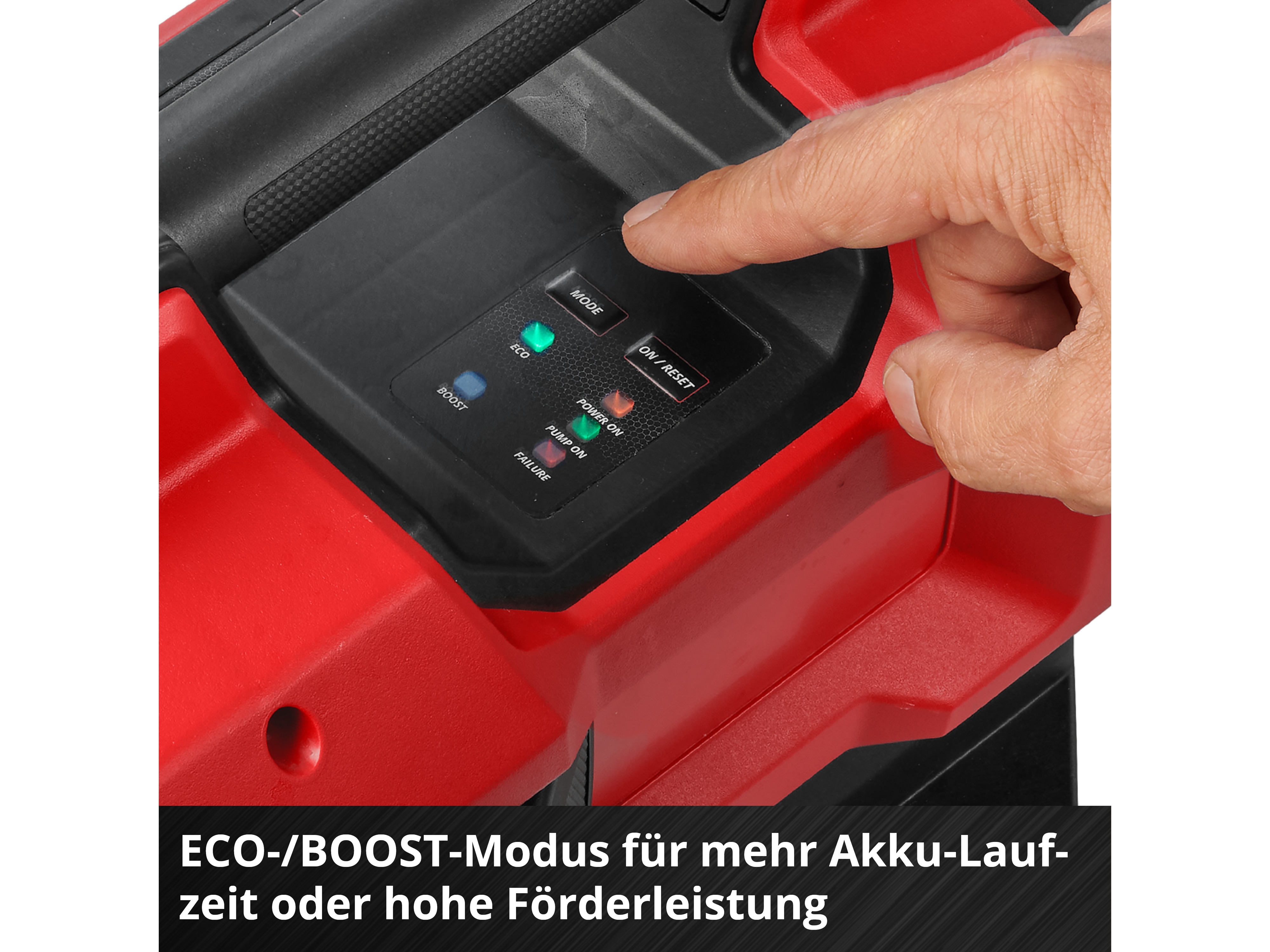 EINHELL Automatische Akku-Gartenpumpe AQUINNA 18/30 F LED AUTOMATIC, 4180460, Solo