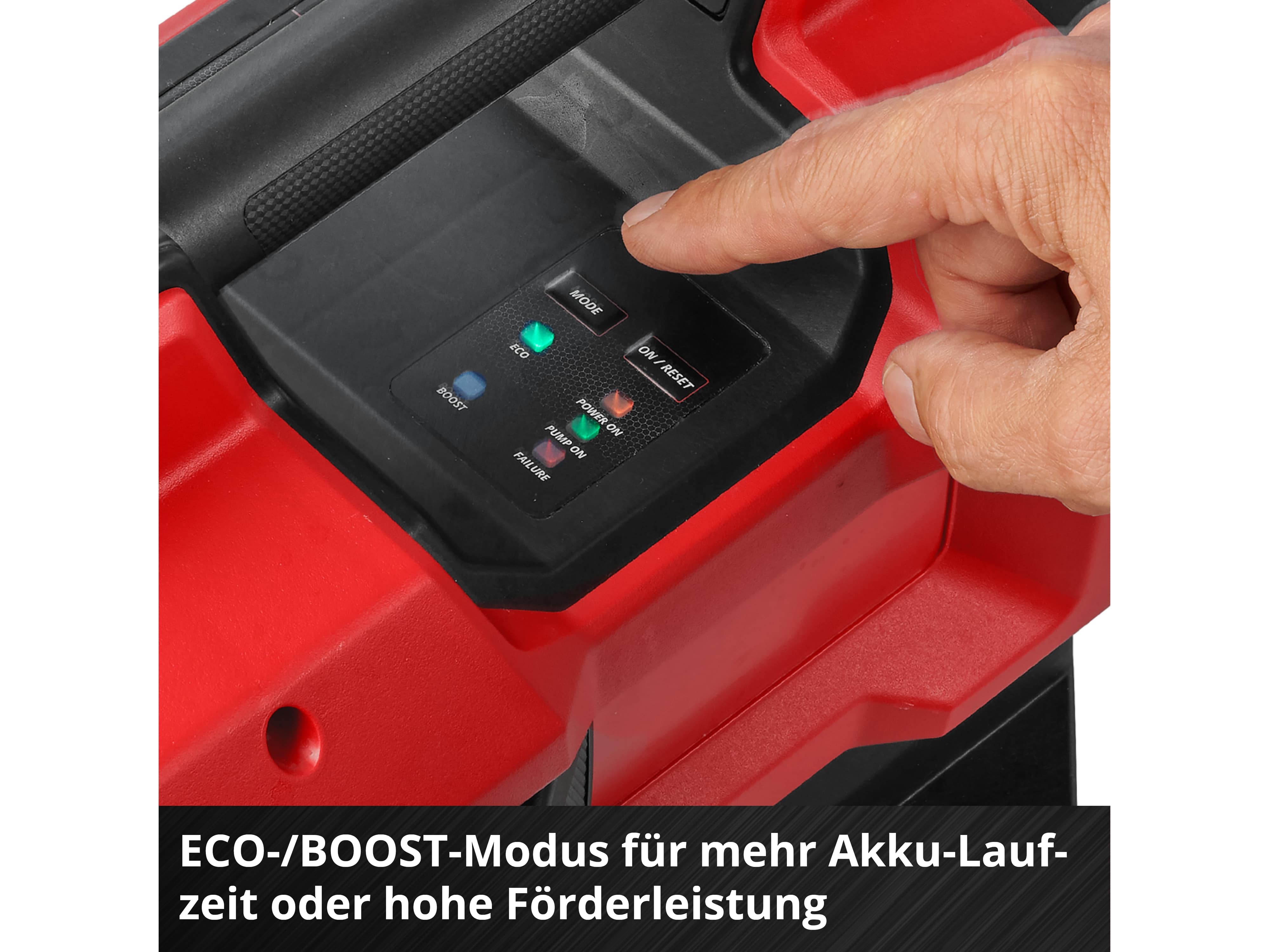 EINHELL Automatische Akku-Gartenpumpe AQUINNA 18/30 F LED AUTOMATIC, 4180460, Solo