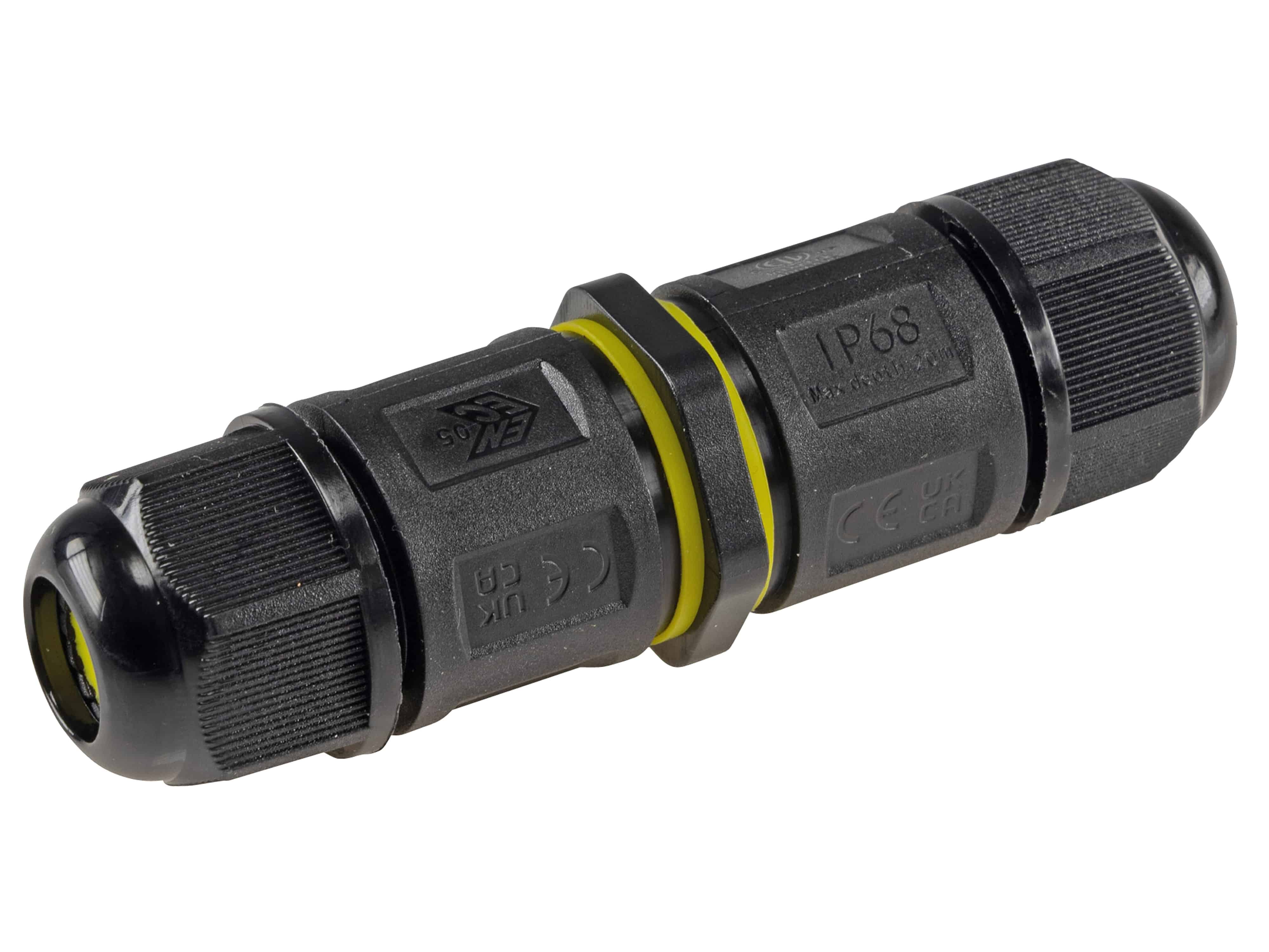 CHILITEC Kabelverbinder, 3-polig, Klemmanschluss, IP68