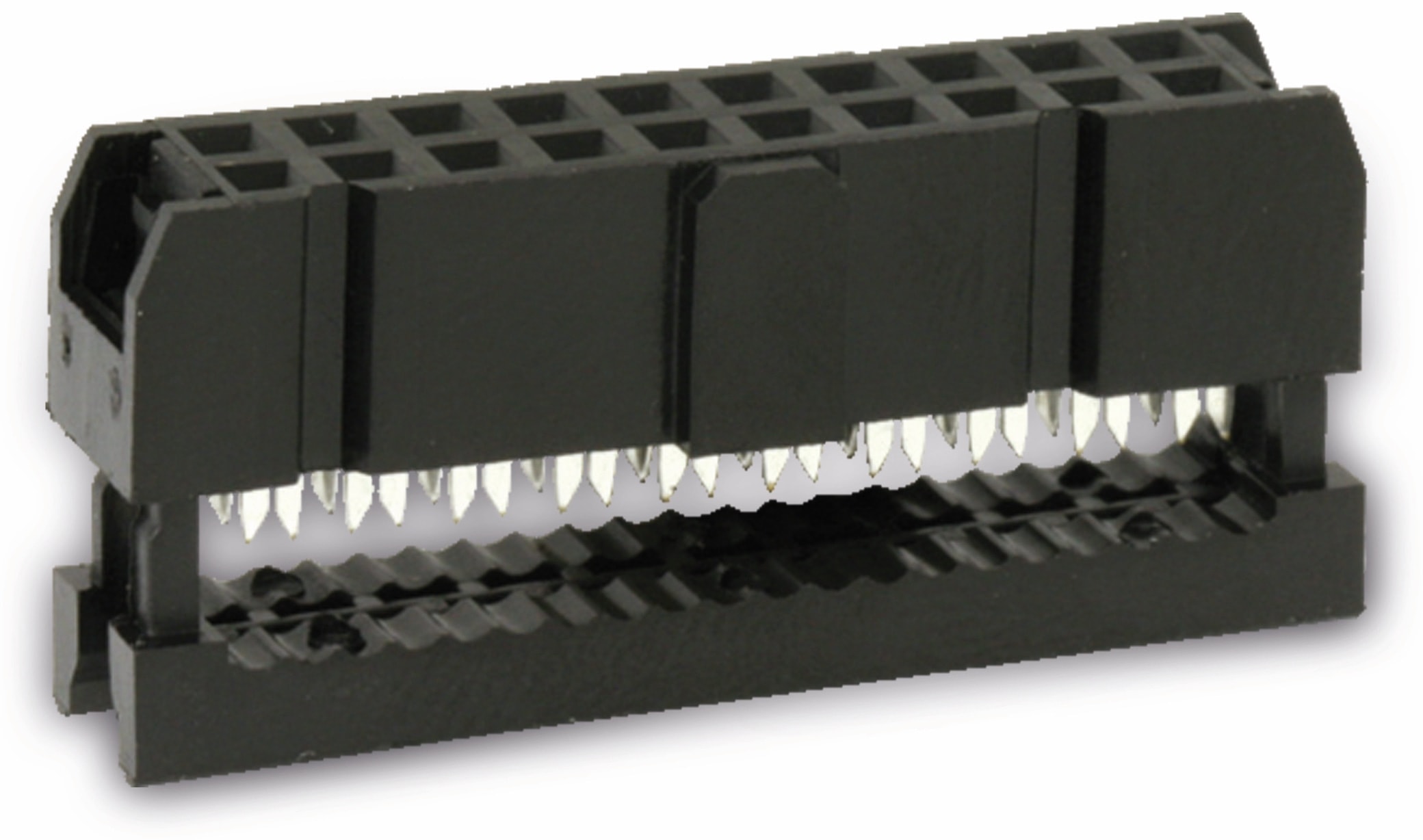 ECON CONNECT Pfostenbuchse für Flachbandleitung, RM 2,54, 20-polig