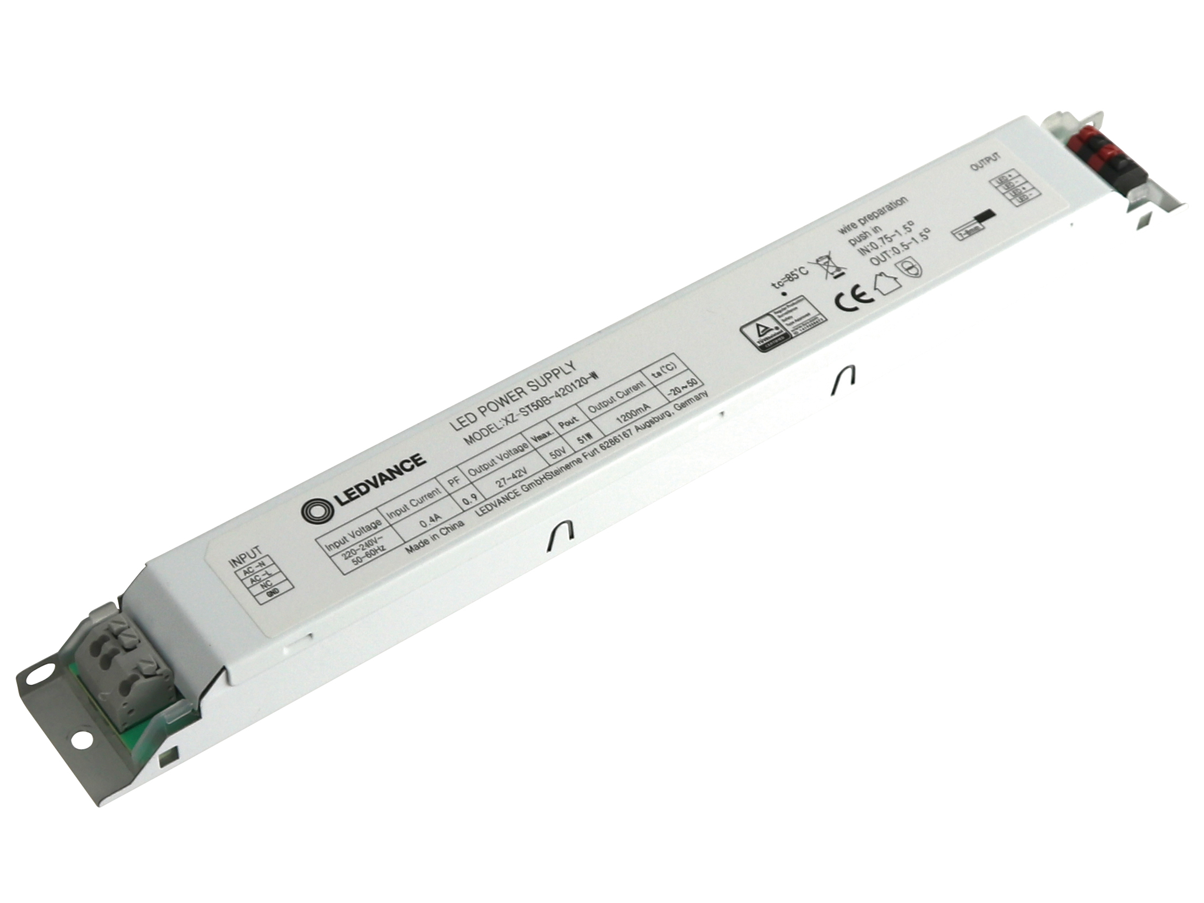 LEDVANCE LED-Schaltnetzteil XZ-ST50B-420120-W, 51 W