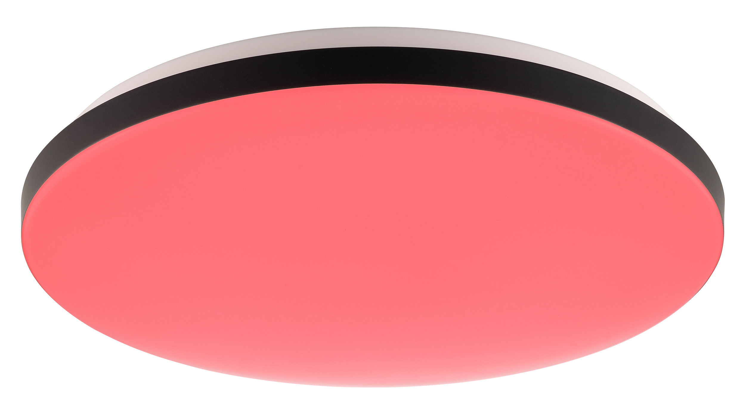 LED-Deckenleuchte BRILLIANT, Ø 39 cm, 20W, CCT, 2400lm, IP20, IC-RGB, mit Fernbedienung, weiß/schwarz